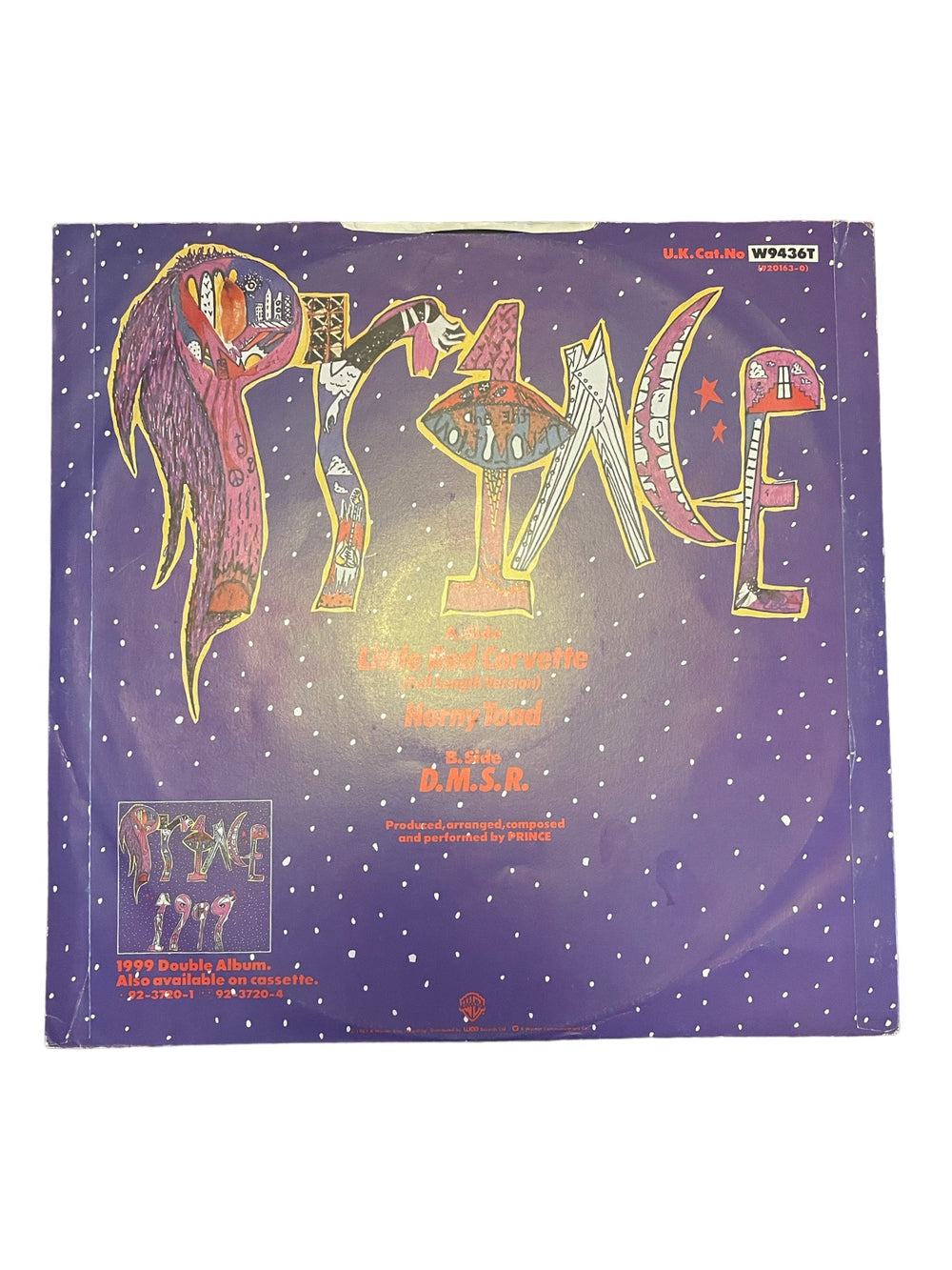 Prince – Little Red Corvette Horny Toad 12 Inch Vinyl Single UK W9436T Condition V Good