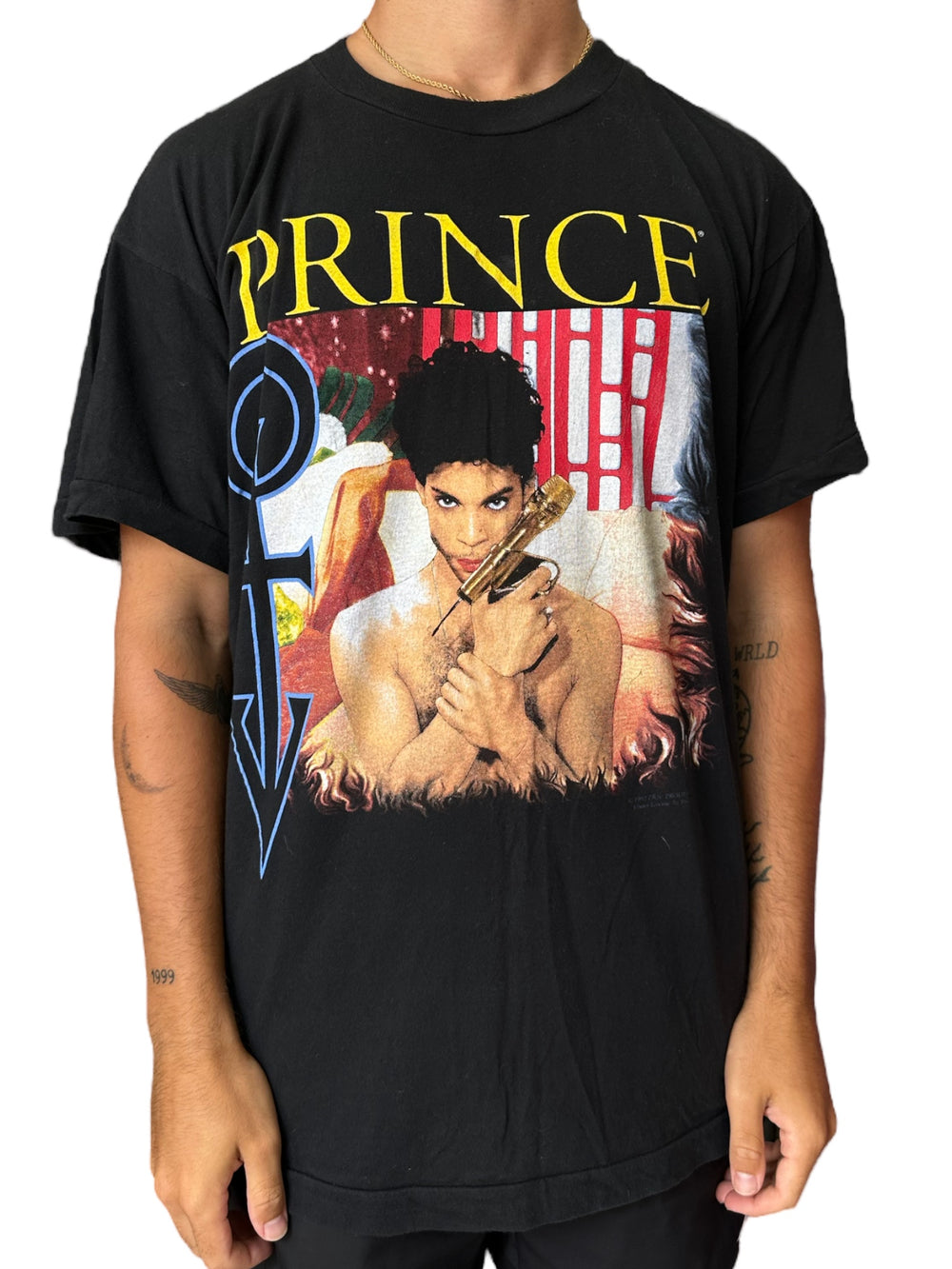 Prince – & The New Power Generation ––  Vintage Original Tour Shirt Diamonds & Pearls 1992 Pre - Loved RARE