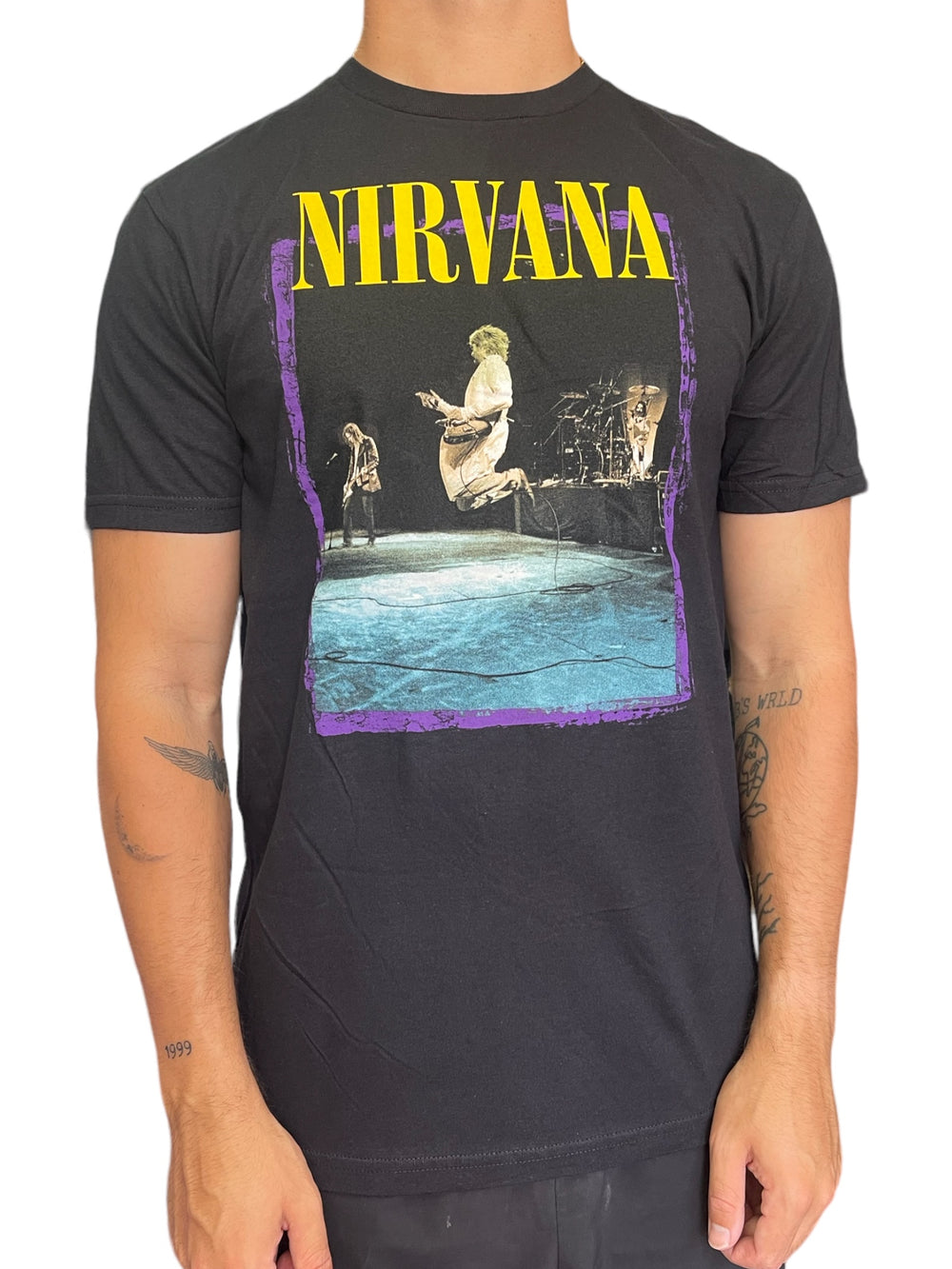 Nirvana Jump Unisex Official T Shirt Brand New Various Sizes Kurt Cobain