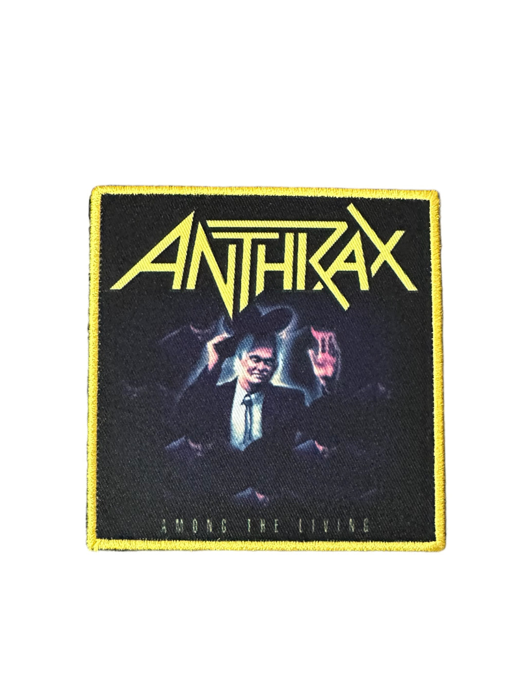Anthrax Among The Living  Official Woven Patch Brand New