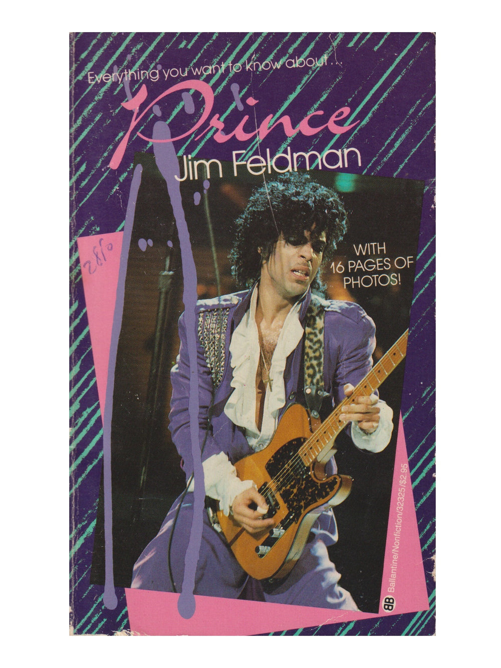Prince – By Jim Feldman Softback Book Original Published 1984 In USA