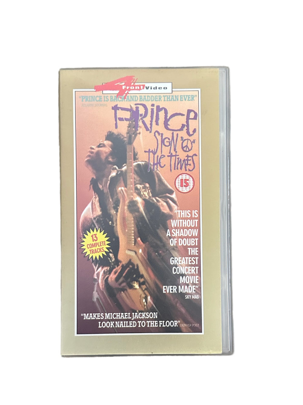 Prince – Sign O The Times VHS Video Cassette Reissue PAL Preloved: 1992