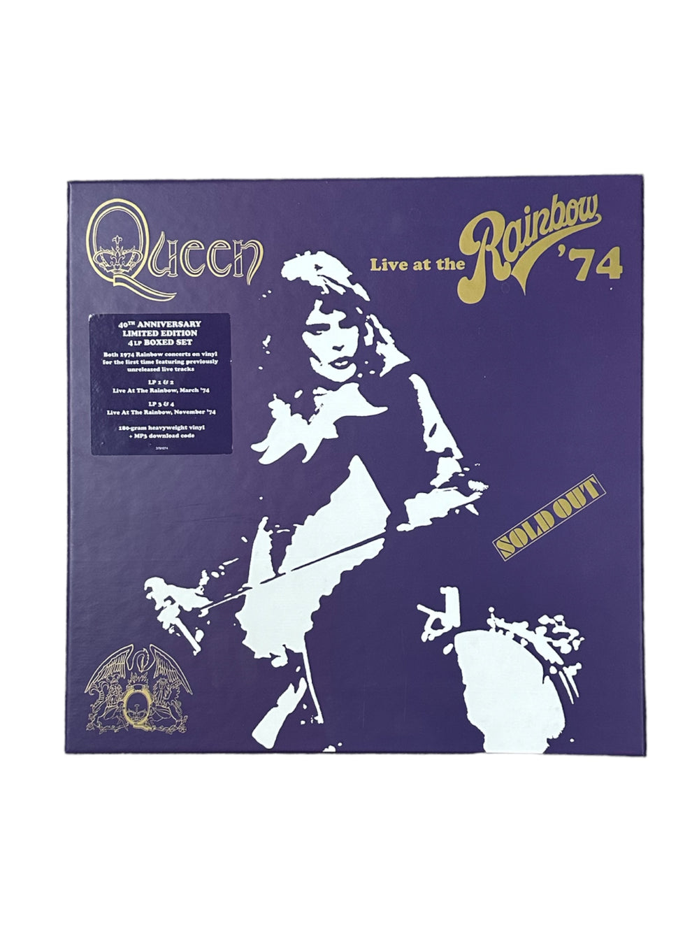 Queen Rainbow Concerts 40th Anniversary 4LP 180-Gram Vinyl Boxed Set AS NEW 2014