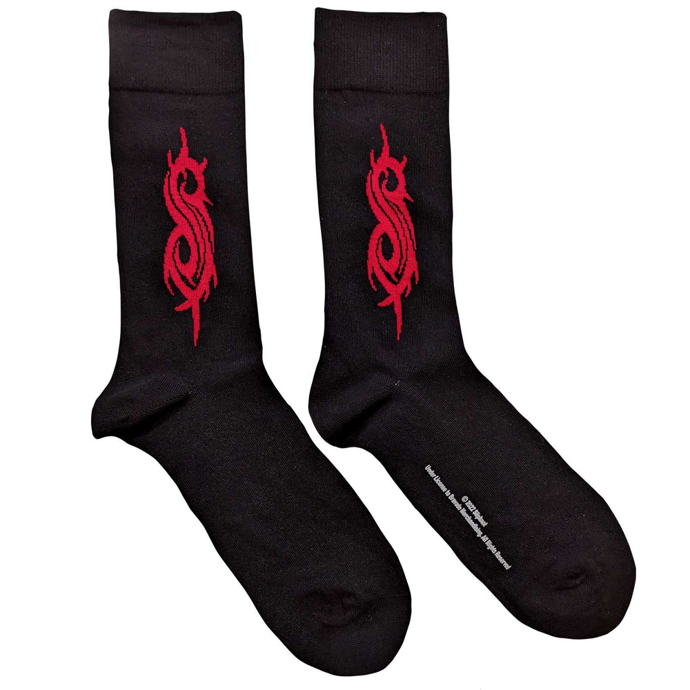 Slipknot Tribal S BLACK Official Product 1 Pair Jacquard Socks Size 7-11 UK NEW