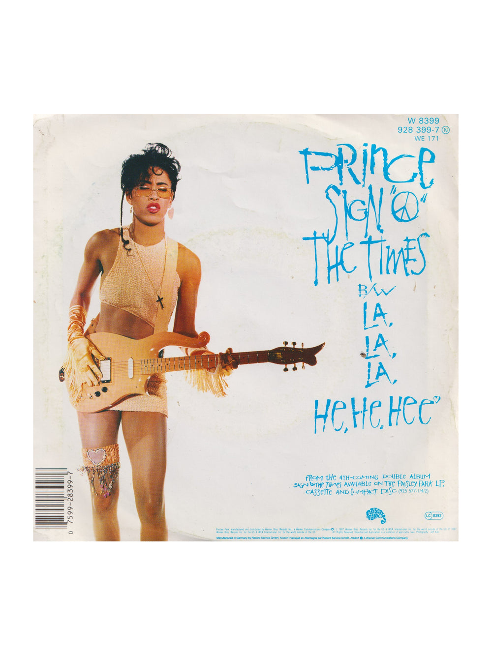 Prince – Sign "O" The Times Vinyl 7" Single Europe / Germany Preloved: 1987