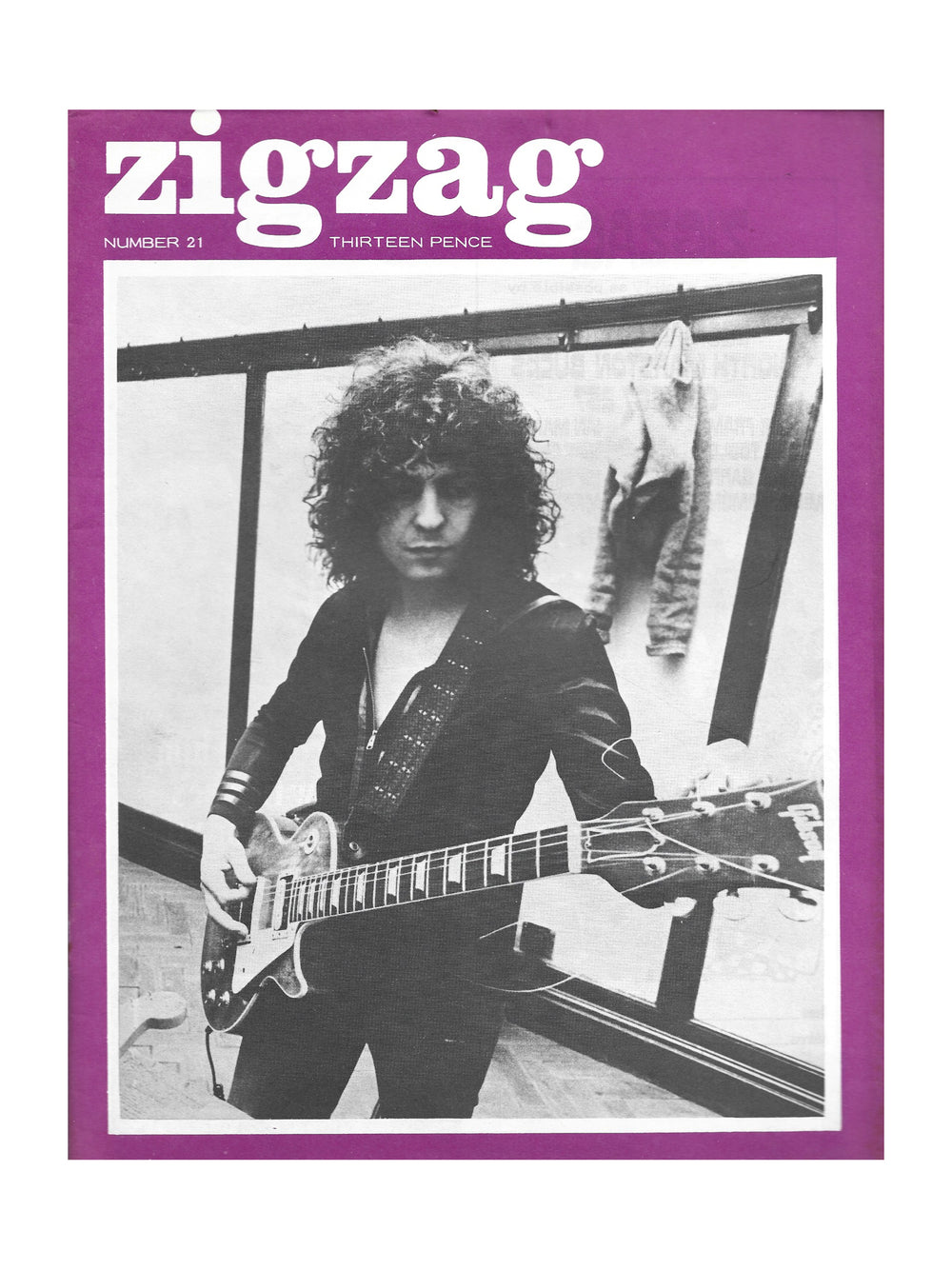 T.Rex ‎– Marc Bolan ZigZag Magazine No 21  Mint