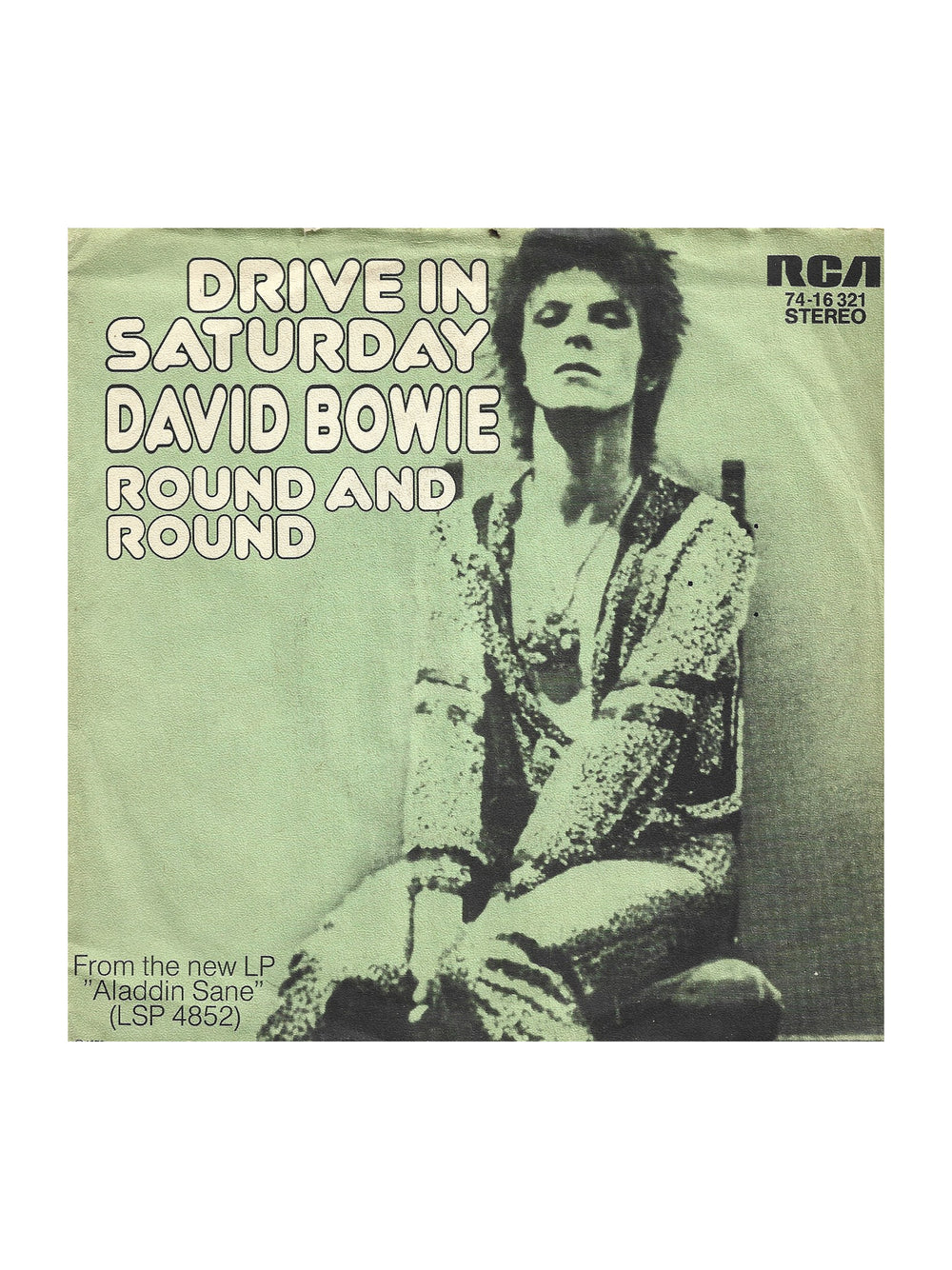 David Bowie - Drive In Saturday 7 Inch Vinyl Germany Preloved: 1973