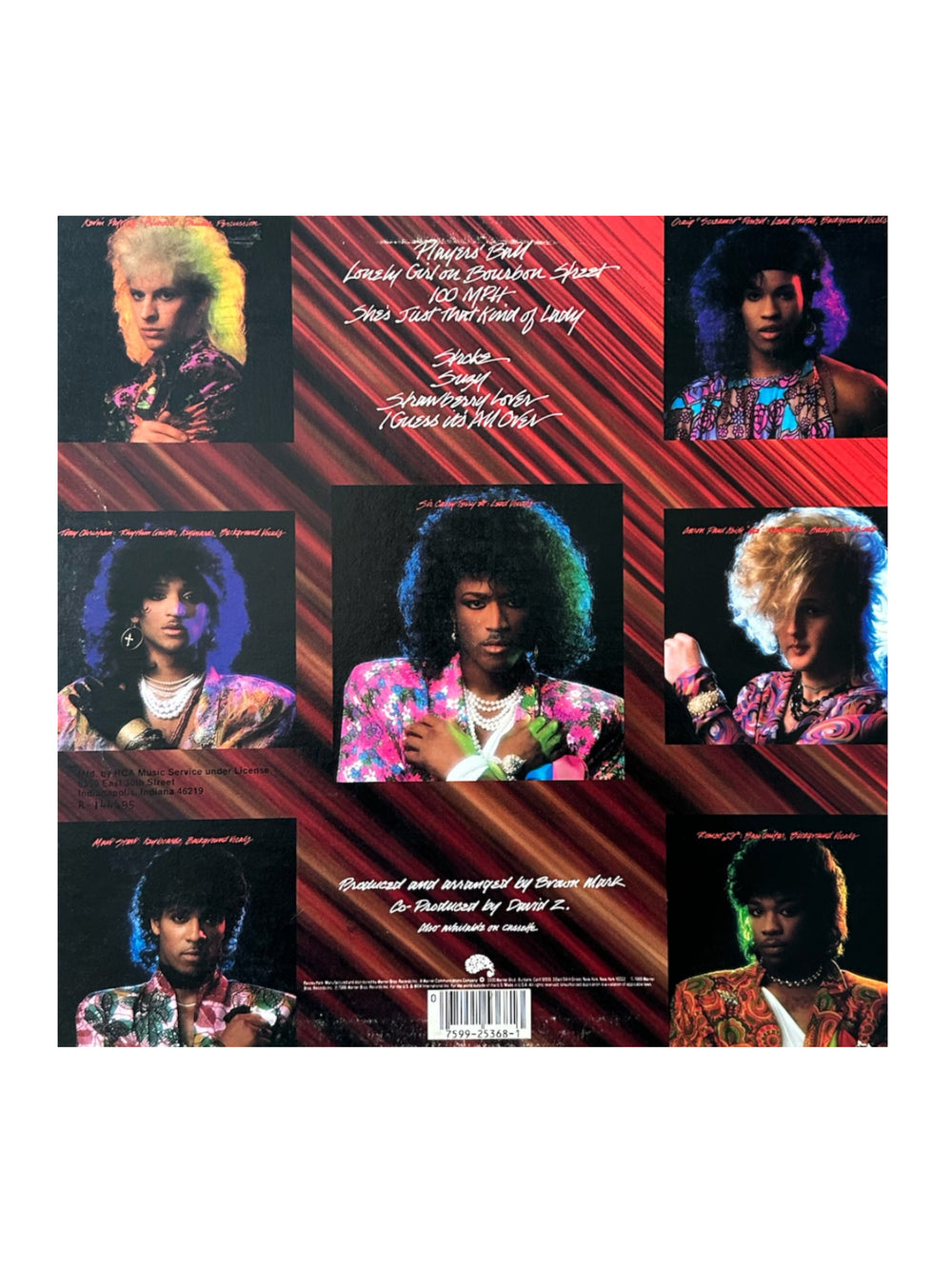 Prince – Mazarati Self Titled VINYL Album USA Release With Inner Sleeve Prince