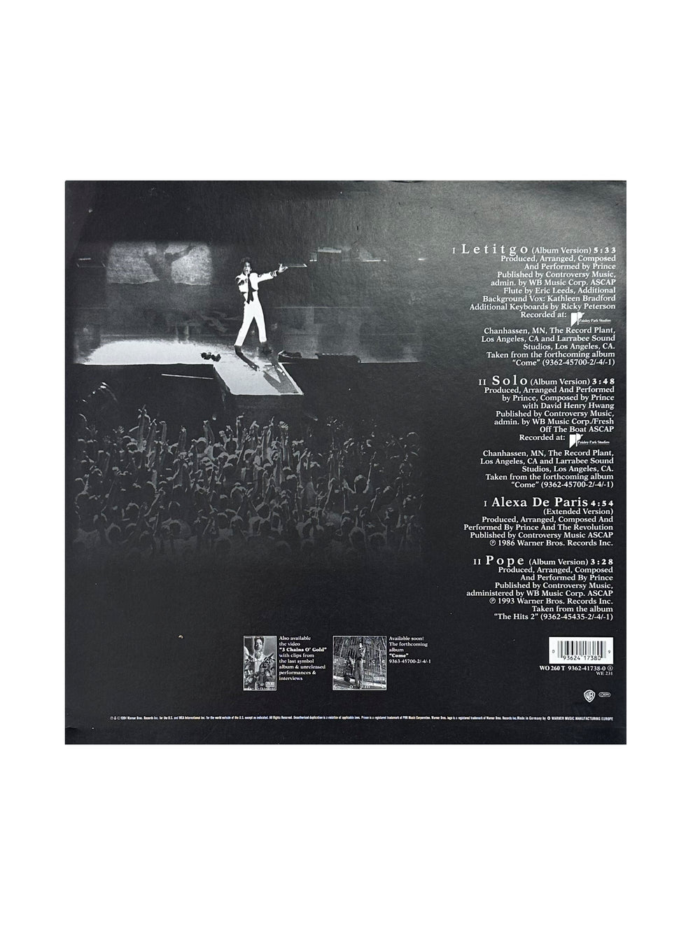 Prince – 1958 - 1993 Letitgo Vinyl 12" Single EU Preloved: 1994