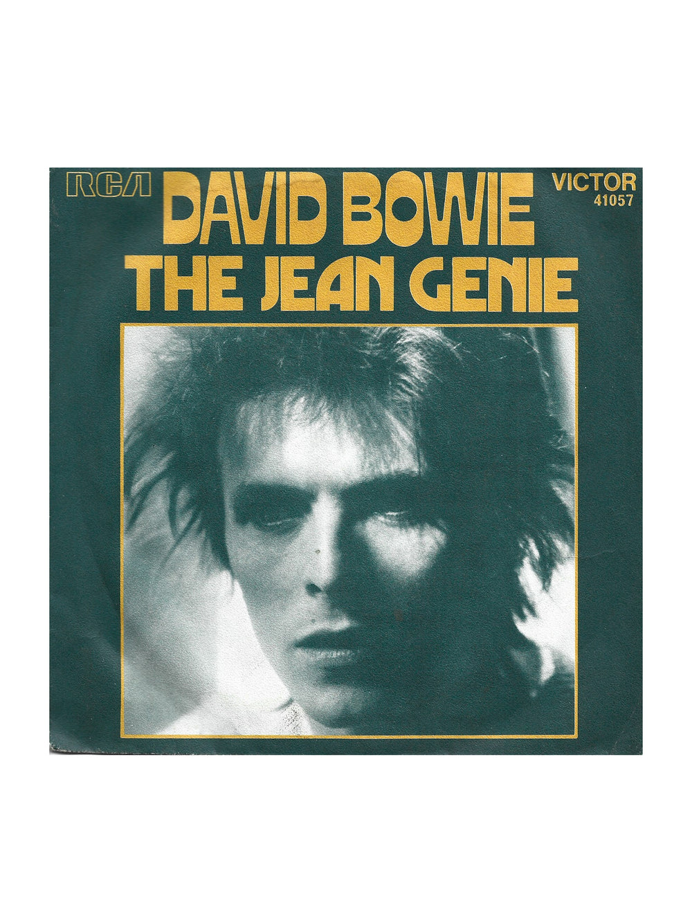 David Bowie - The Jean Genie 7 Inch Vinyl France RCA Preloved:1973
