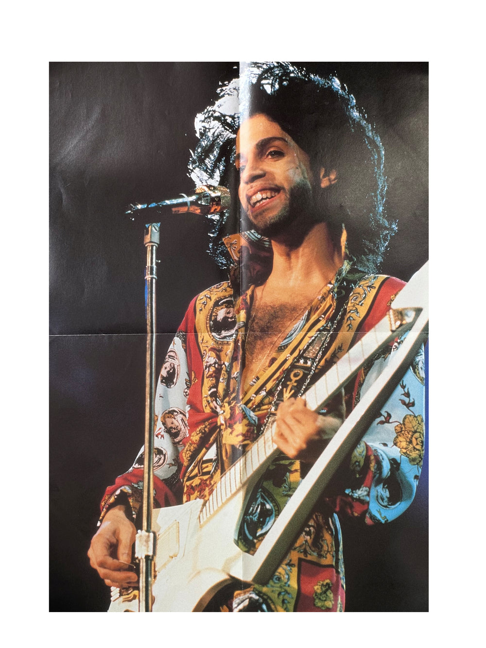 Prince –  Nude Tour Poster Folded  41cm x 59cm Preloved: 1990