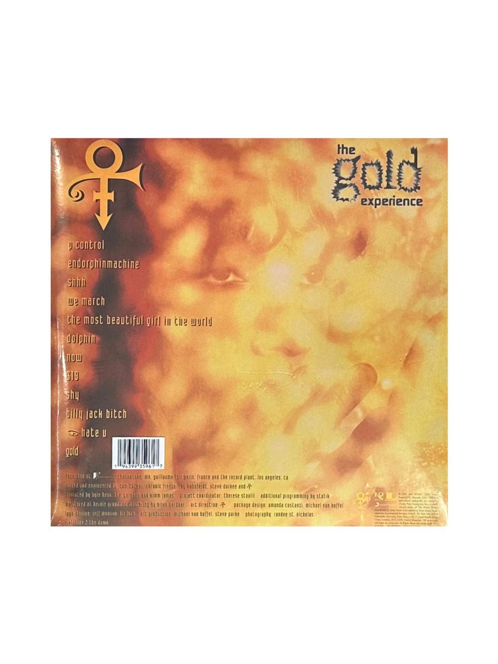 Prince – 0(+> The Gold Experience Vinyl 2LP Sony Reissue Legacy NPG Records Release 2023