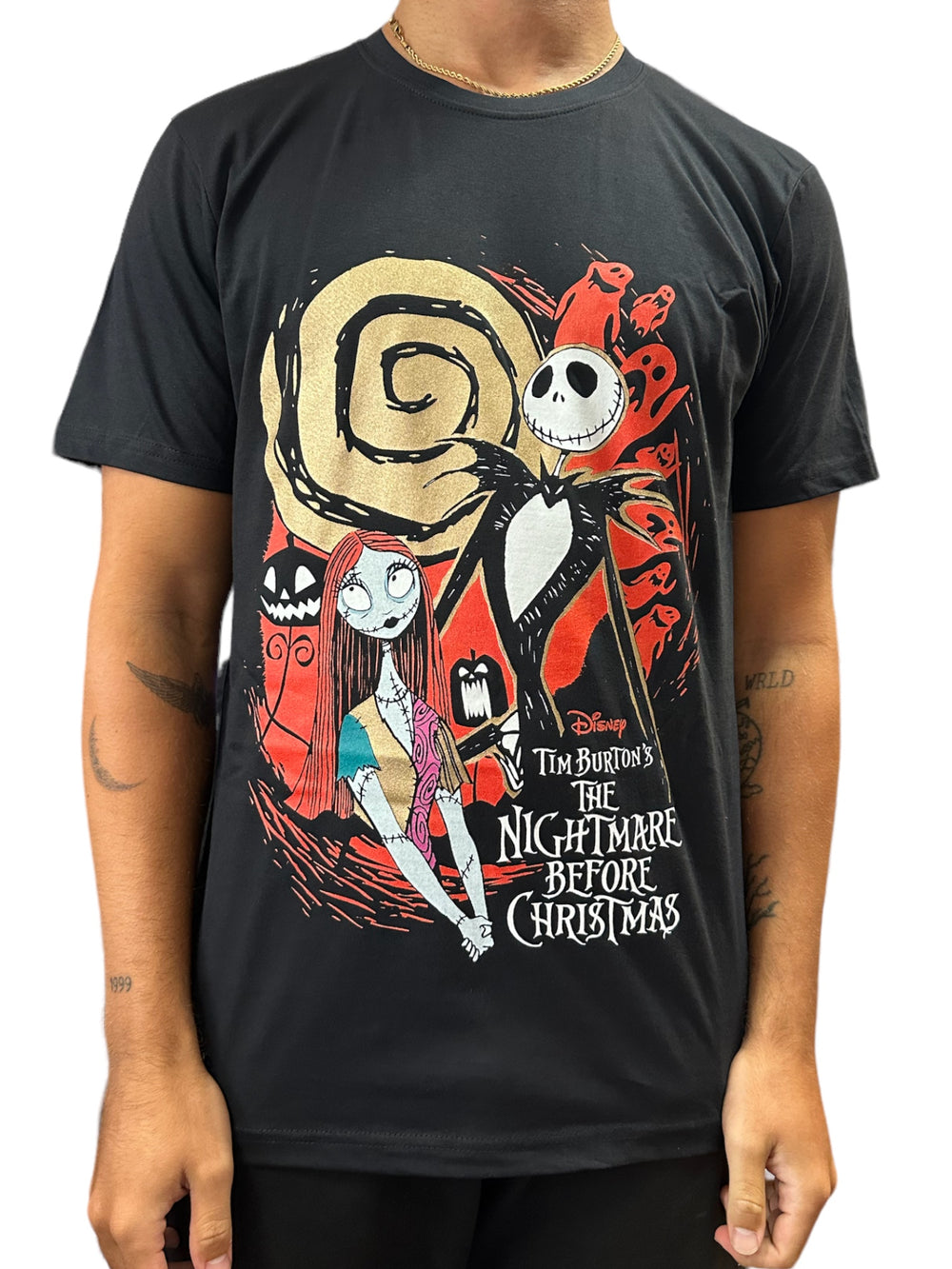 Nightmare Before Ghosts Embellished Unisex Official T Shirt Various Sizes