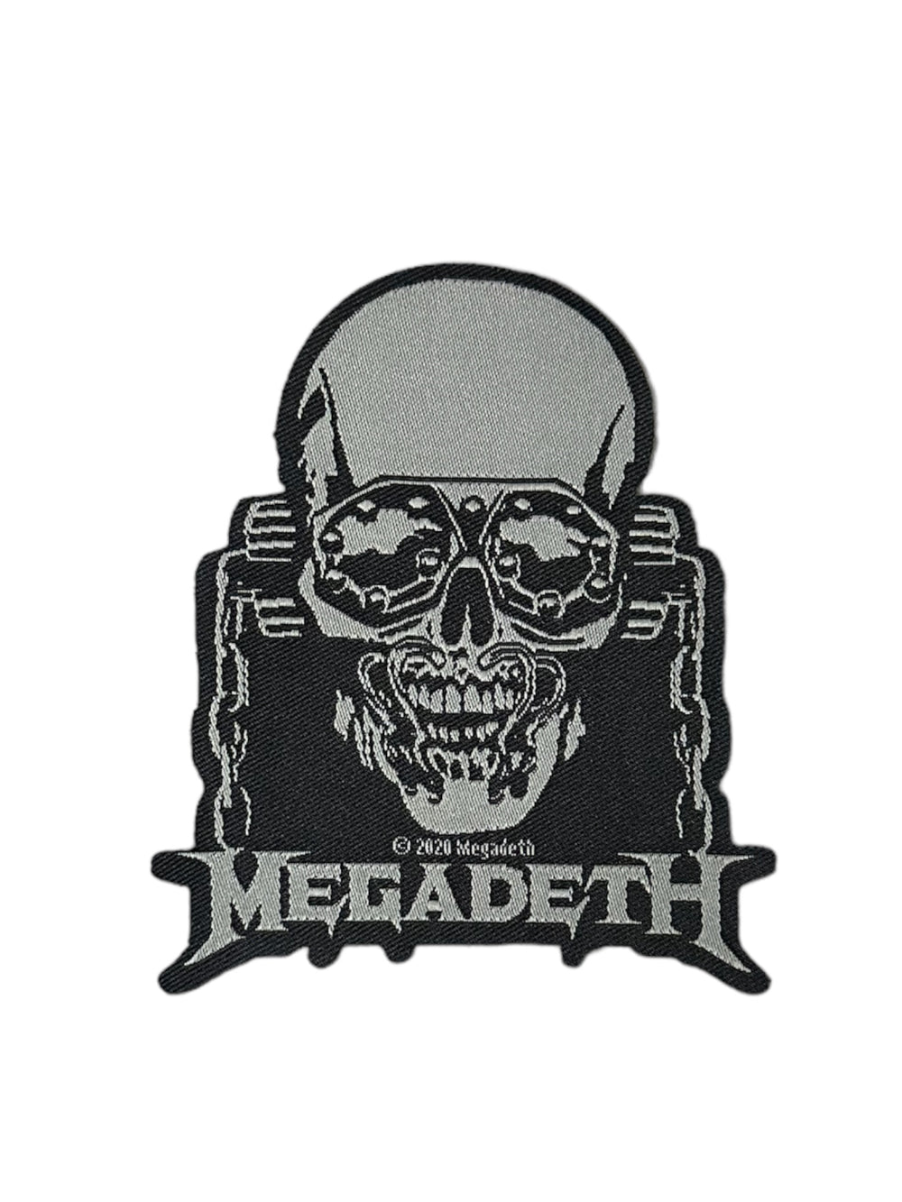 Megadeth Vic Rattle Head Cut Out Official Patch Brand New