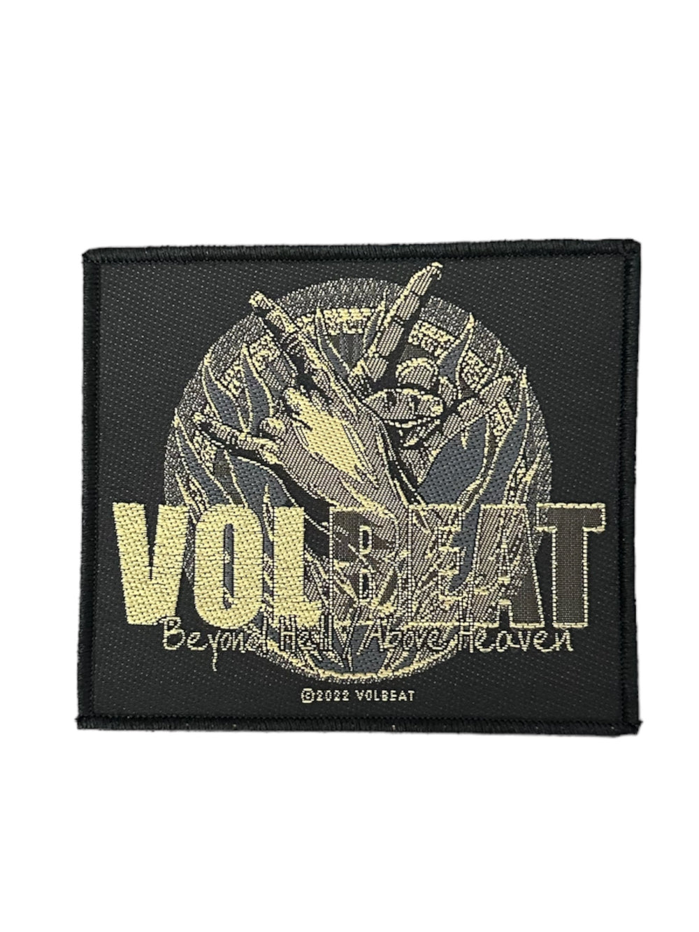 Volbeat Patch: Beyond Hell Official Sew On Woven Patch Brand New
