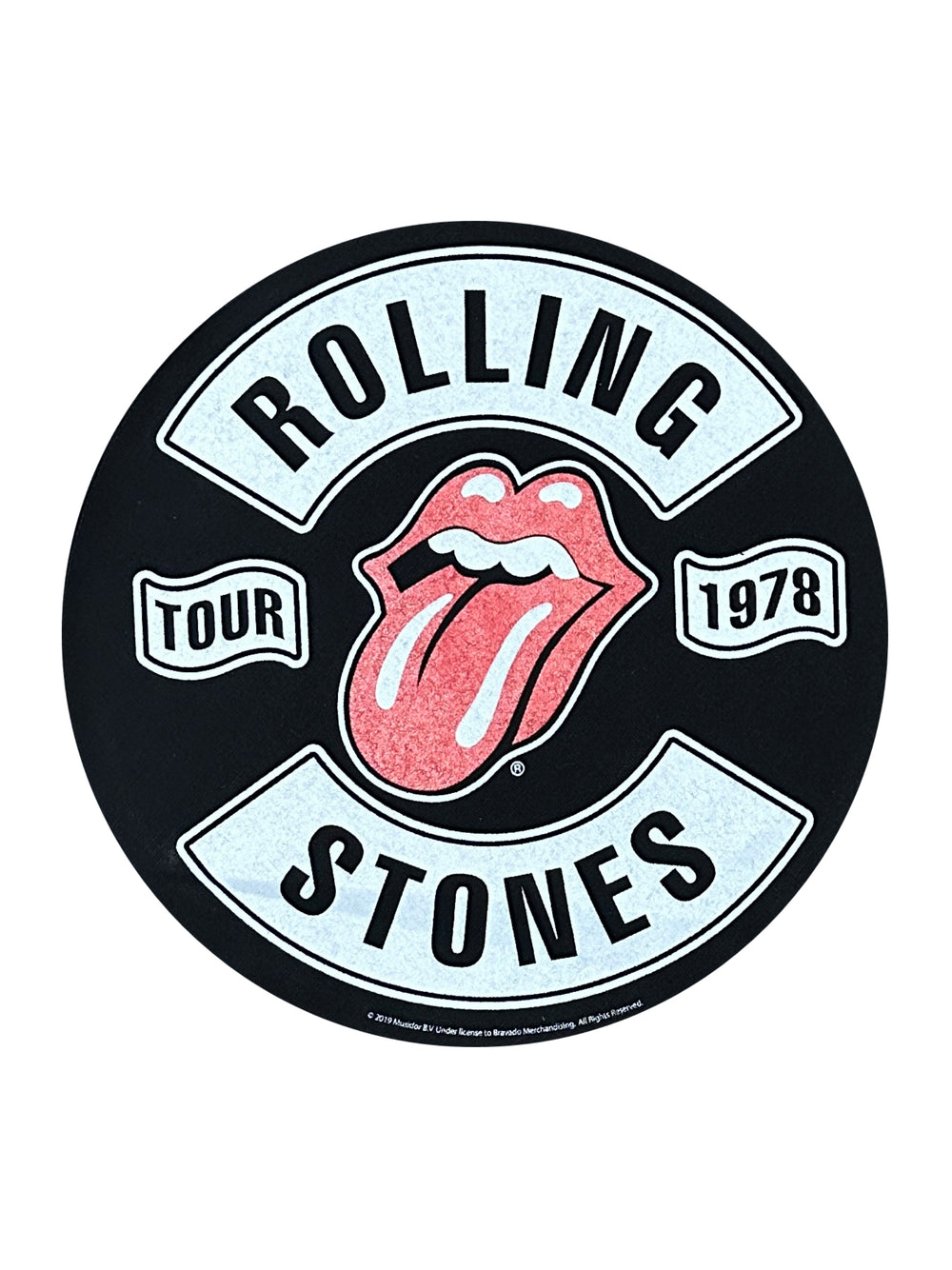 Rolling Stones The  - Tour 1978 Biker Patch Official Sew-On Printed Backpatch New