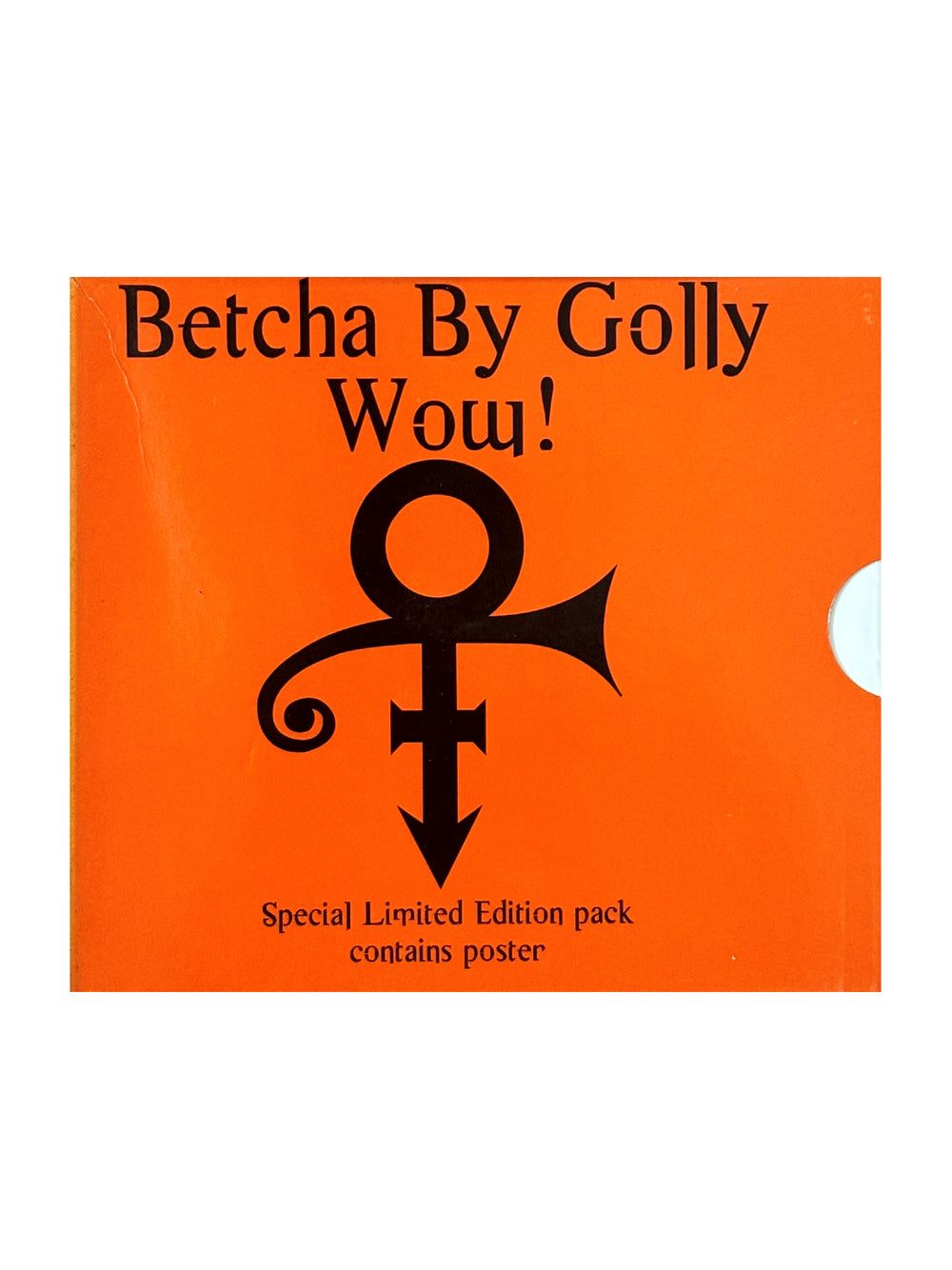 Prince – O(+> Betcha By Golly Wow! CD single Ltd Ed Poster EU Preloved:1996