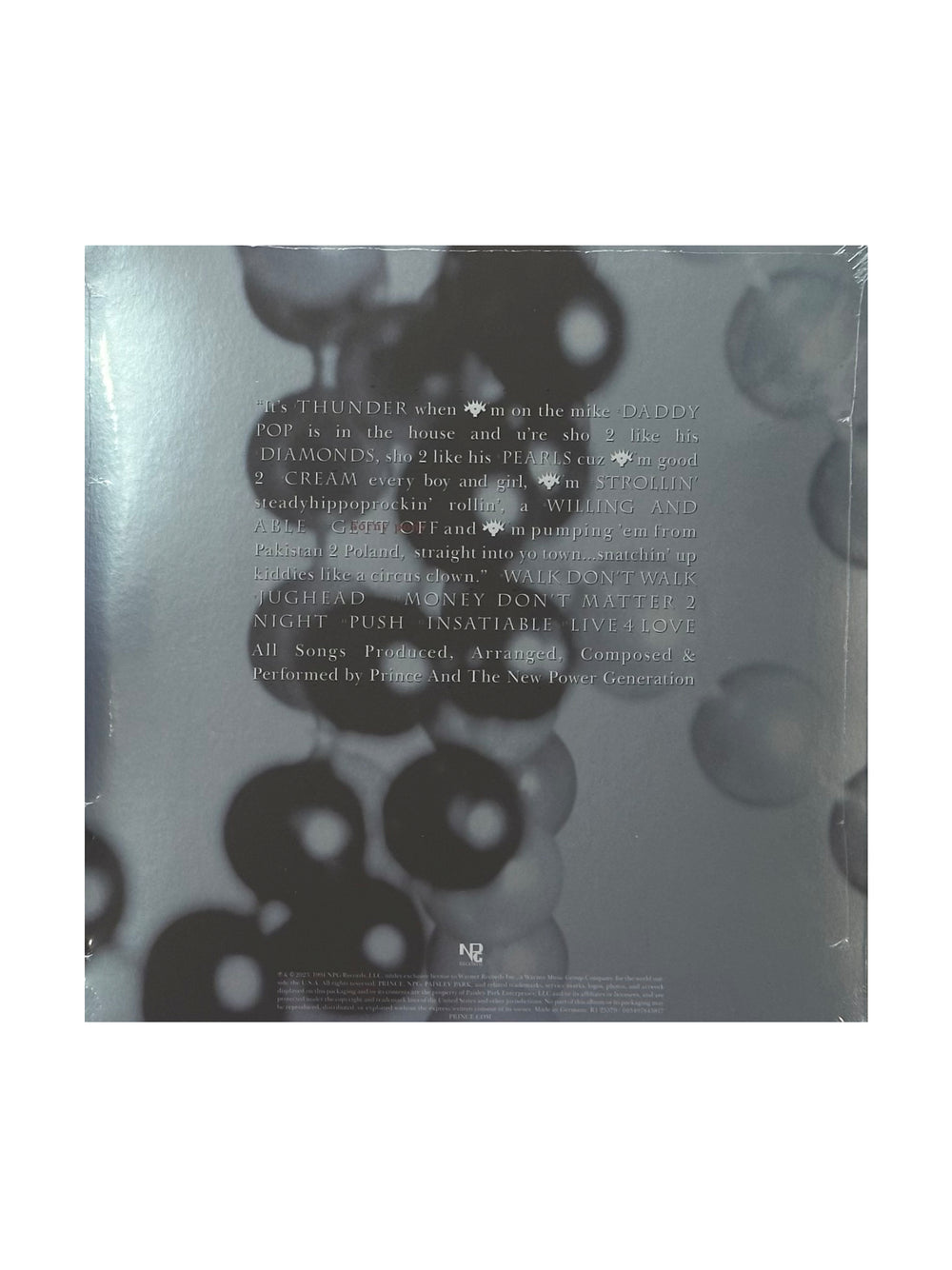 Prince – & The New Power Generation – Diamonds And Pearls Reissue RM 2 LP BLACK VINYL NEW 2023