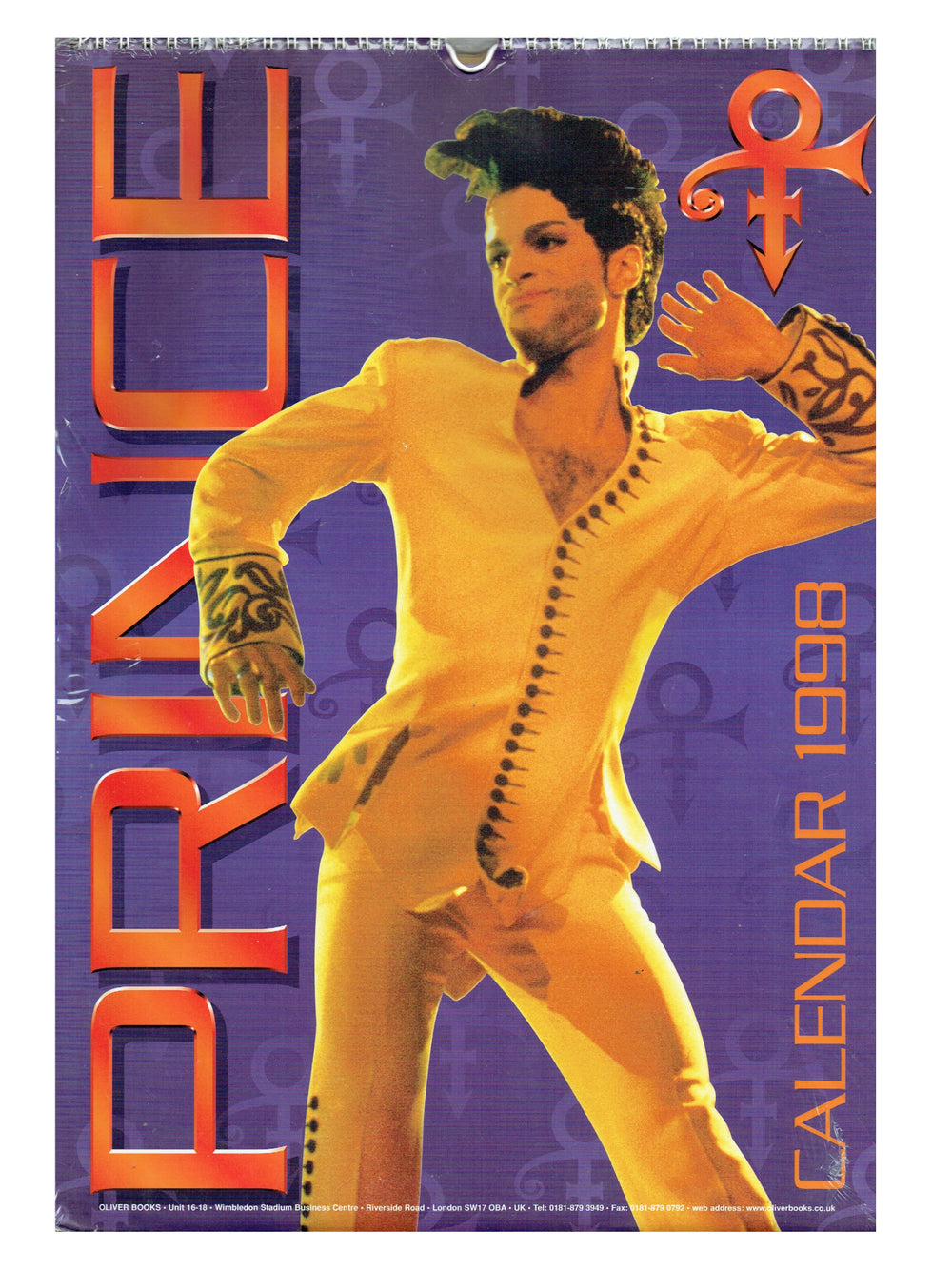 Prince Calendar 1998 Still Sealed