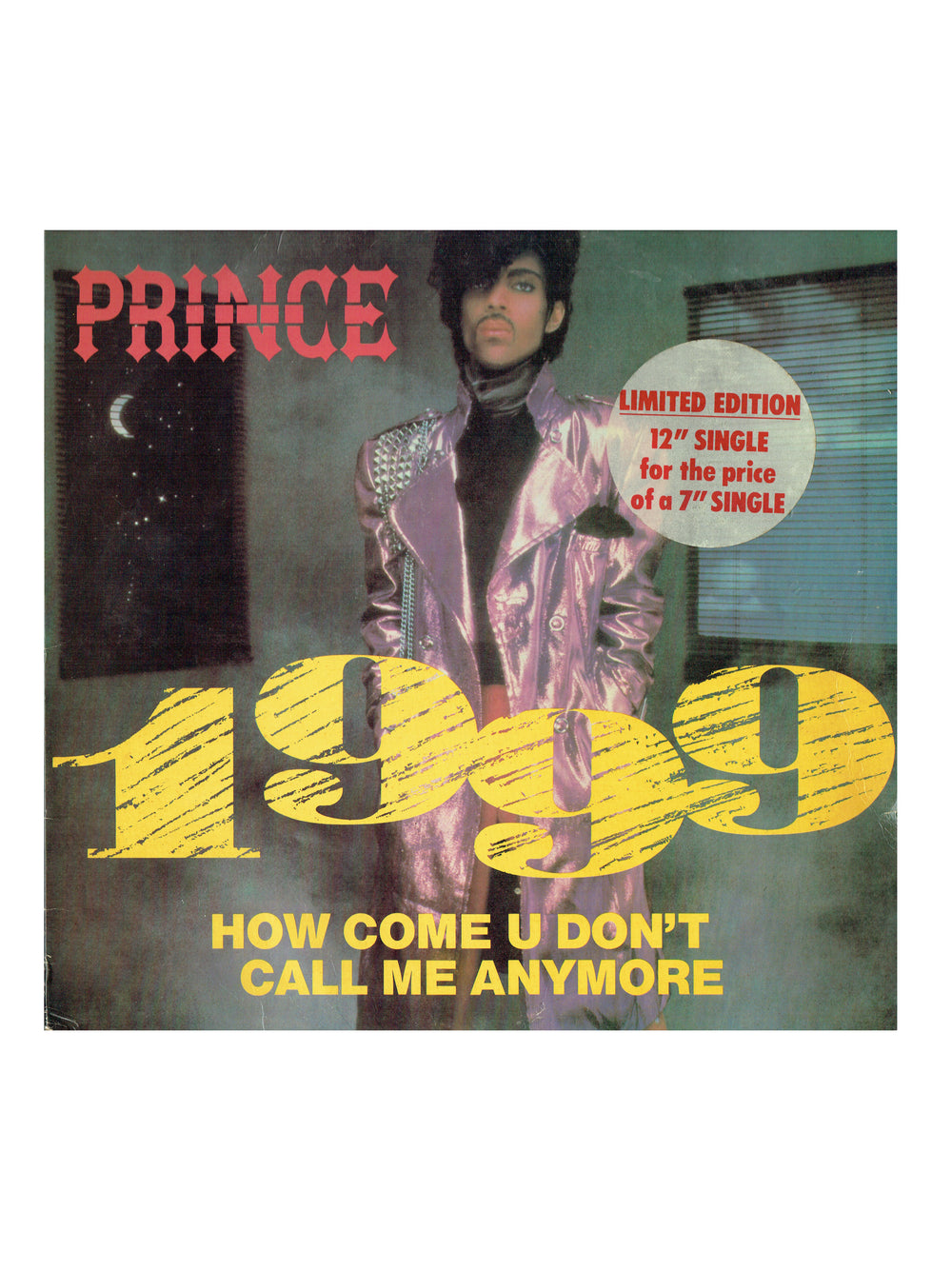 Prince 1999 How Come DMSR 12 Inch Vinyl Single UK PS W9896T With Hype LTD ED