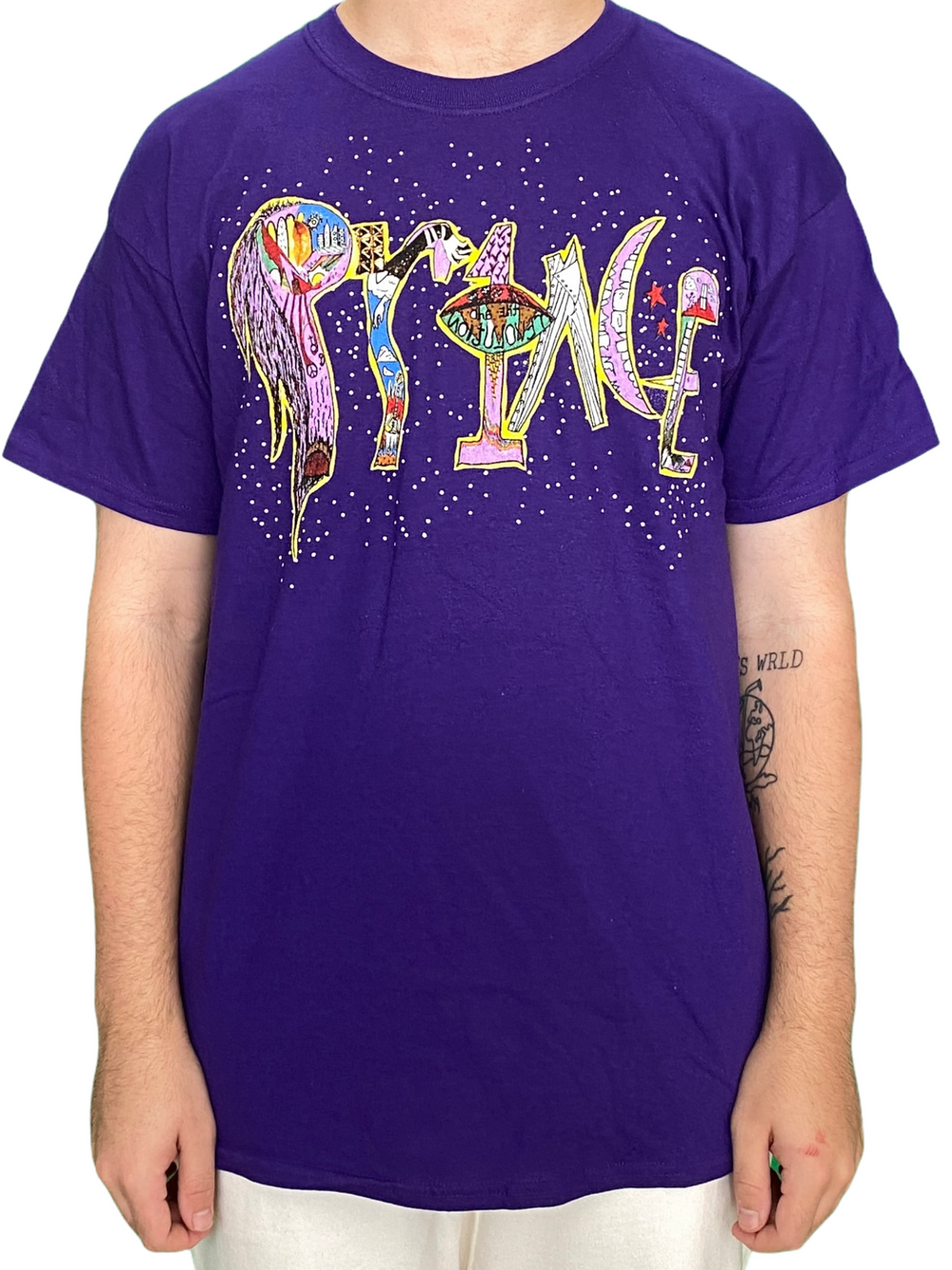 Prince – 1999 Album Cover Front & Back Unisex Official T Shirt Made In USA