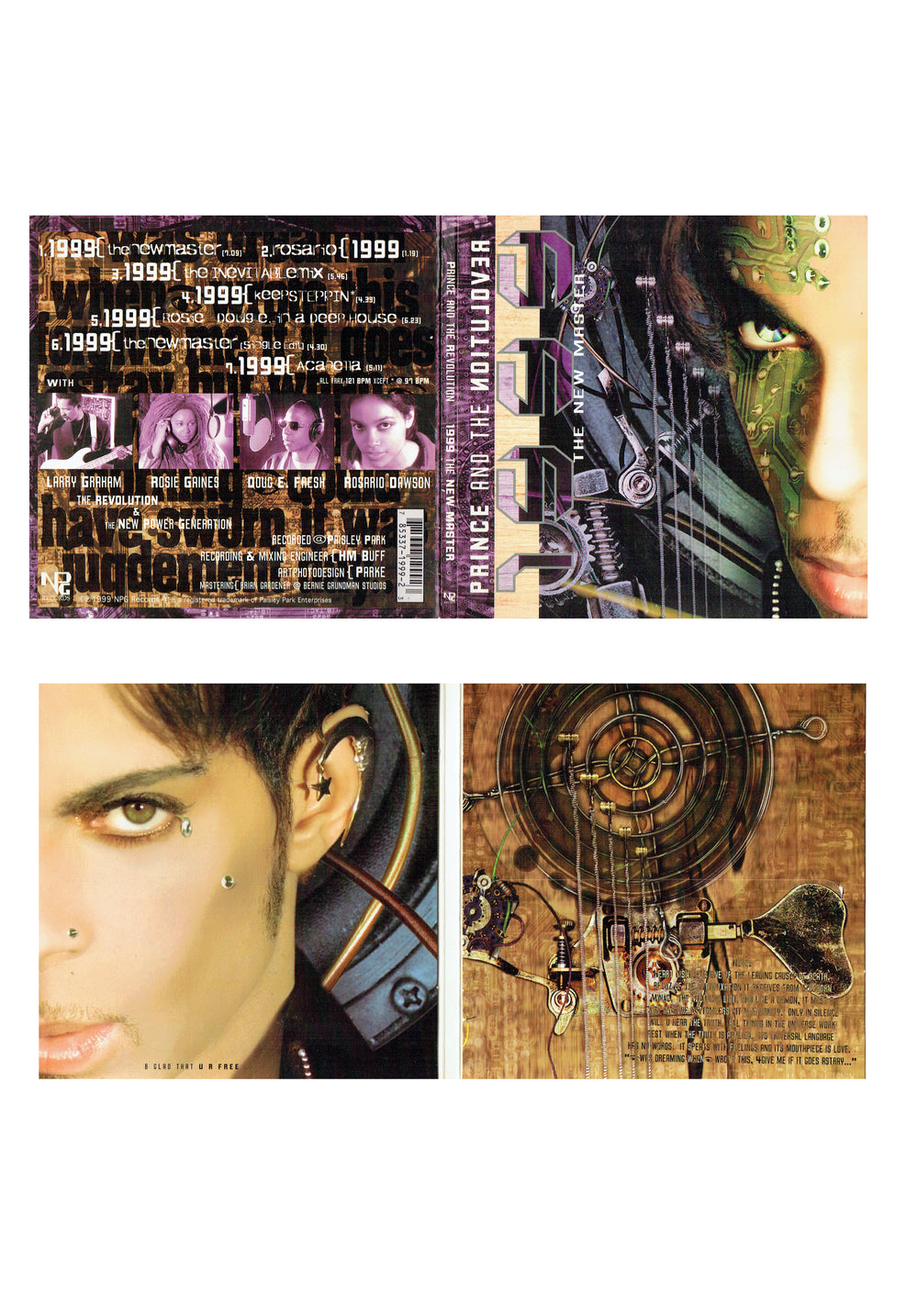 Prince – & The Revolution 1999 The New Master CD Single Maxi EP Preloved: 1999
