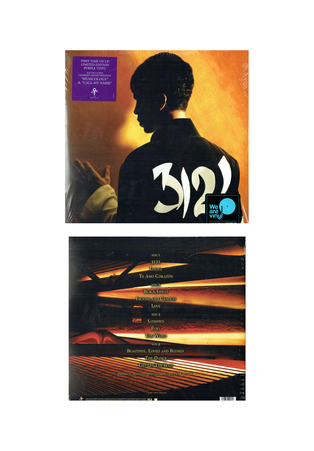 Prince – 3121 Vinyl LP x 2 RE Limited Edition Purple Vinyl Sony Legacy NEW:2019