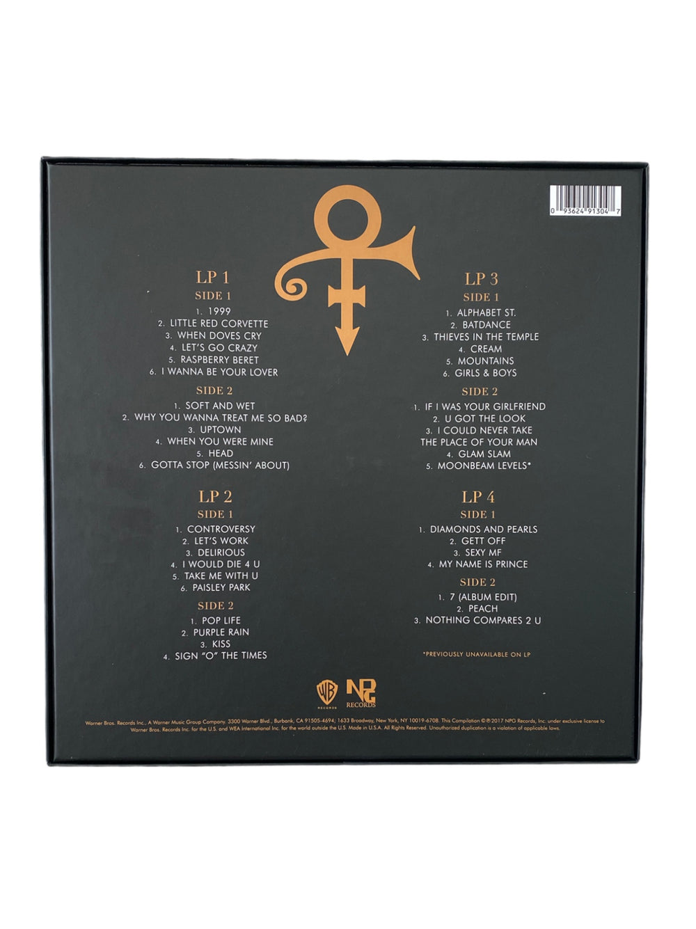 Prince – 4EVER Vinyl,4 x LP Compilation Box Set Prints Preloved: 2016