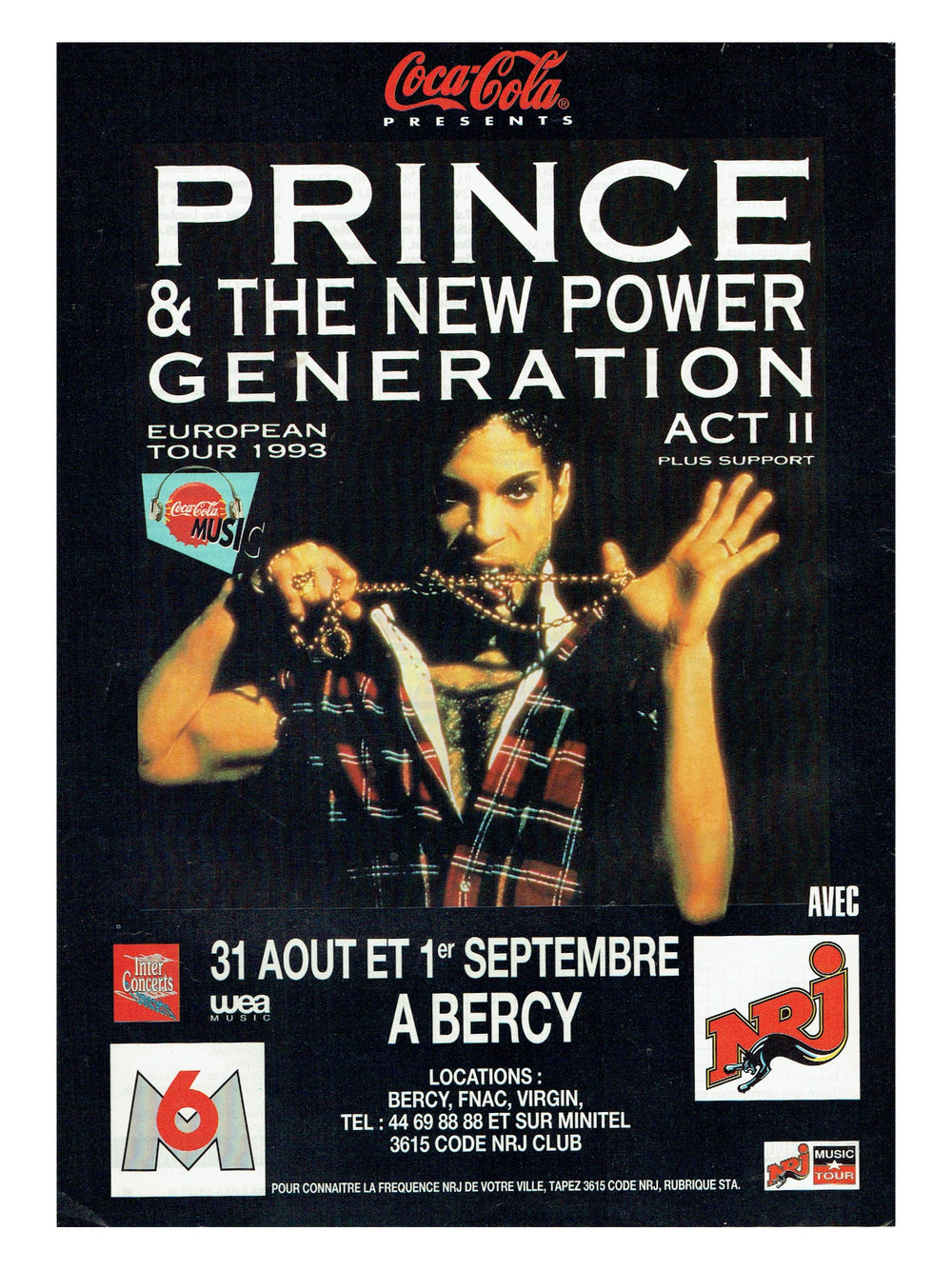 Prince – & The New Power Generation – Act 2 Official Trade Magazine Advert Preloved: 1992