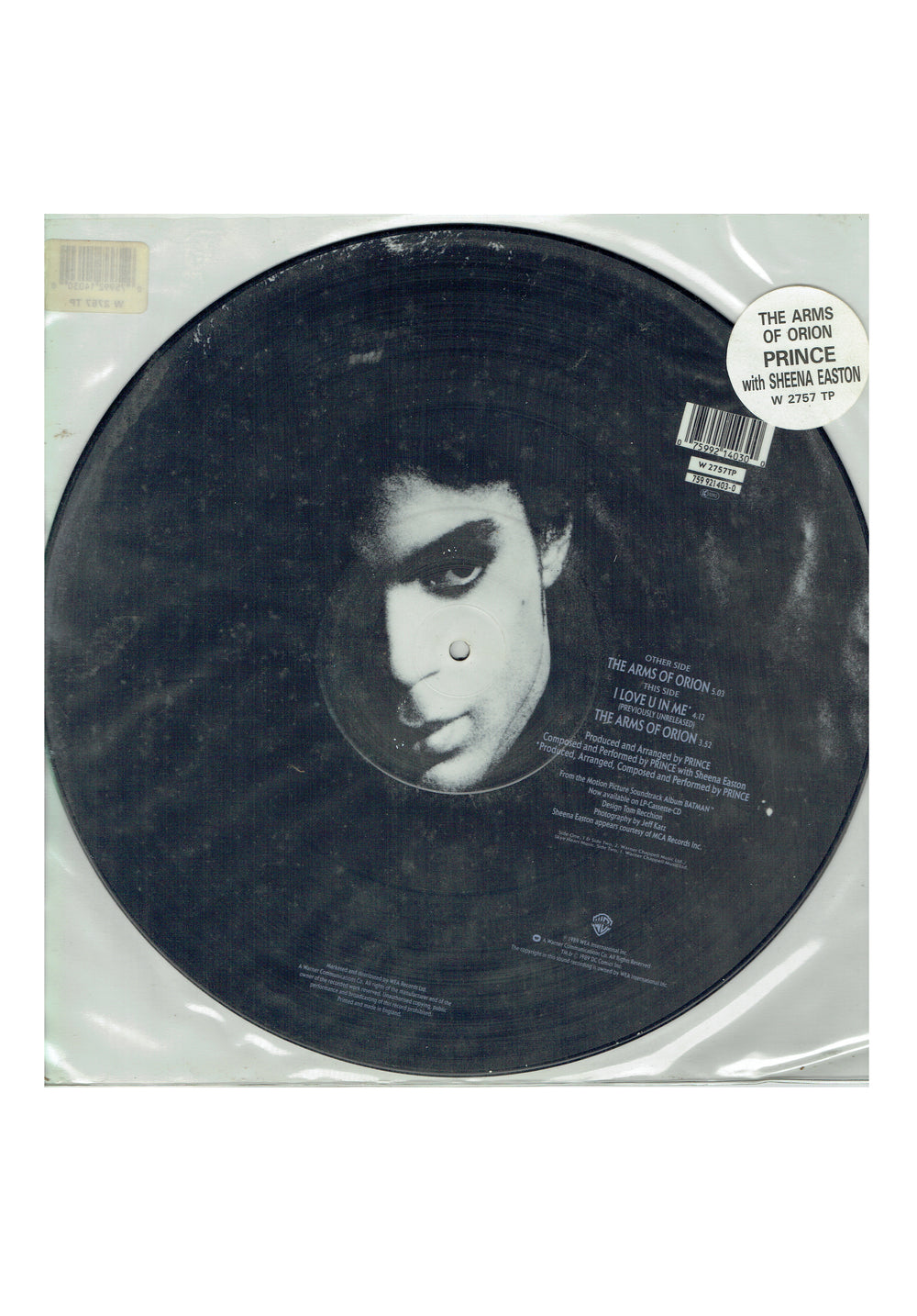 Prince – & Sheena Easton The Arms Of Orion Vinyl 12" Single Picture Disc Hype UK Preloved: 1989