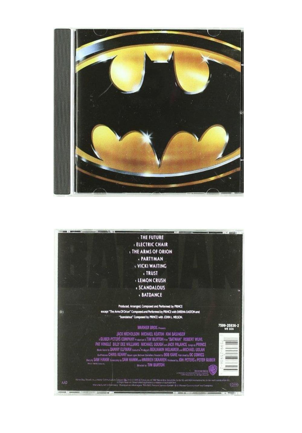 Prince – Batman™ (Motion Picture Soundtrack) CD Album Europe Preloved: 1989