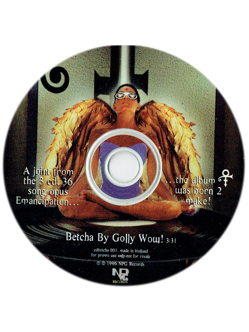 Prince – O(+> Betcha By Golly Wow! Promotional Only CD Single 1 Track EU Release 1996 Prince*