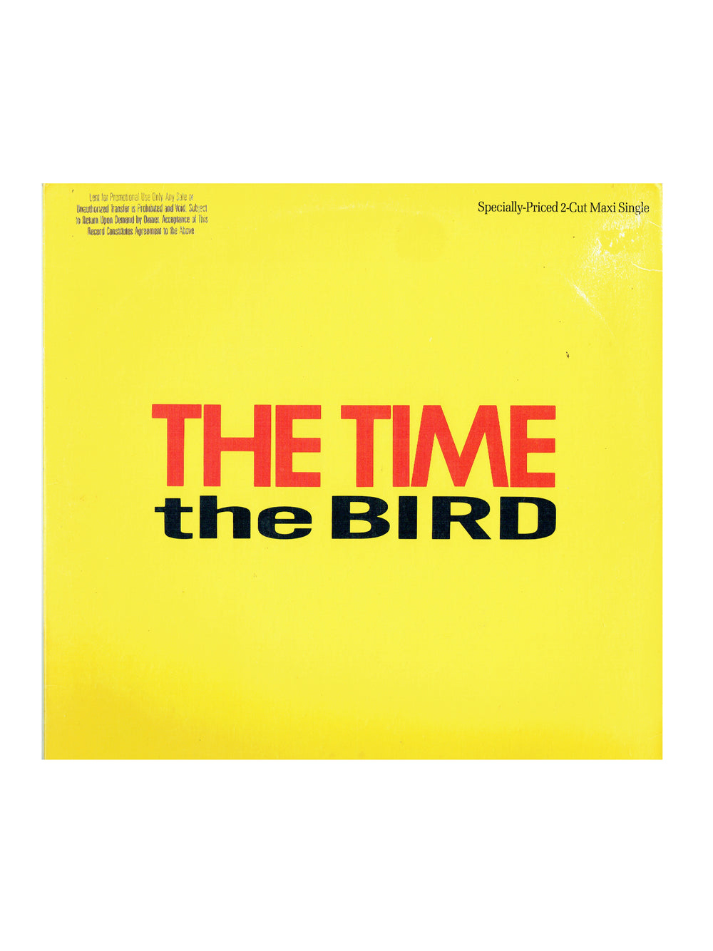 Prince – The Time The Bird (Remix)12 Inch Vinyl Single USA Release GOLD STAMP