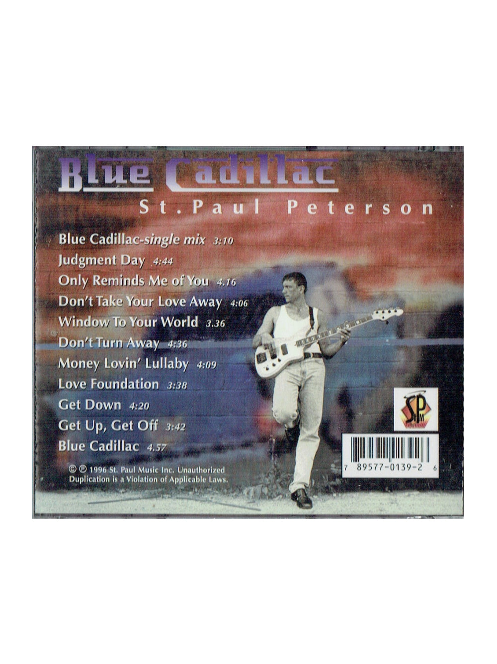 Prince – St. Paul Peterson Blue Cadillac CD Album US Preloved NM : 1996