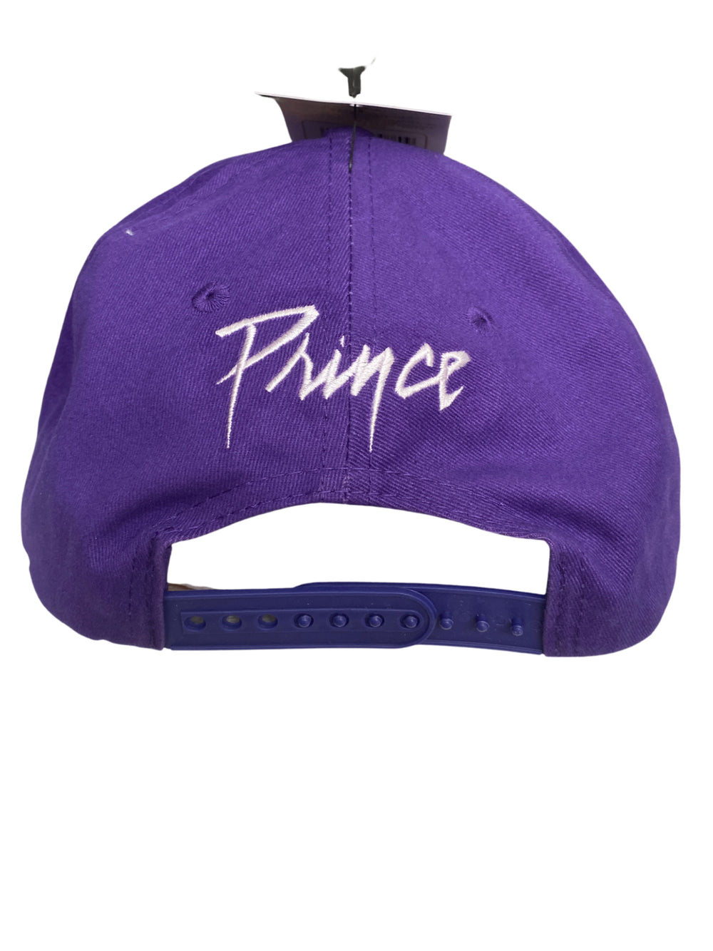 Prince Love Symbol Purple Rain Name Official Peak Cap Purple With White Embroidery