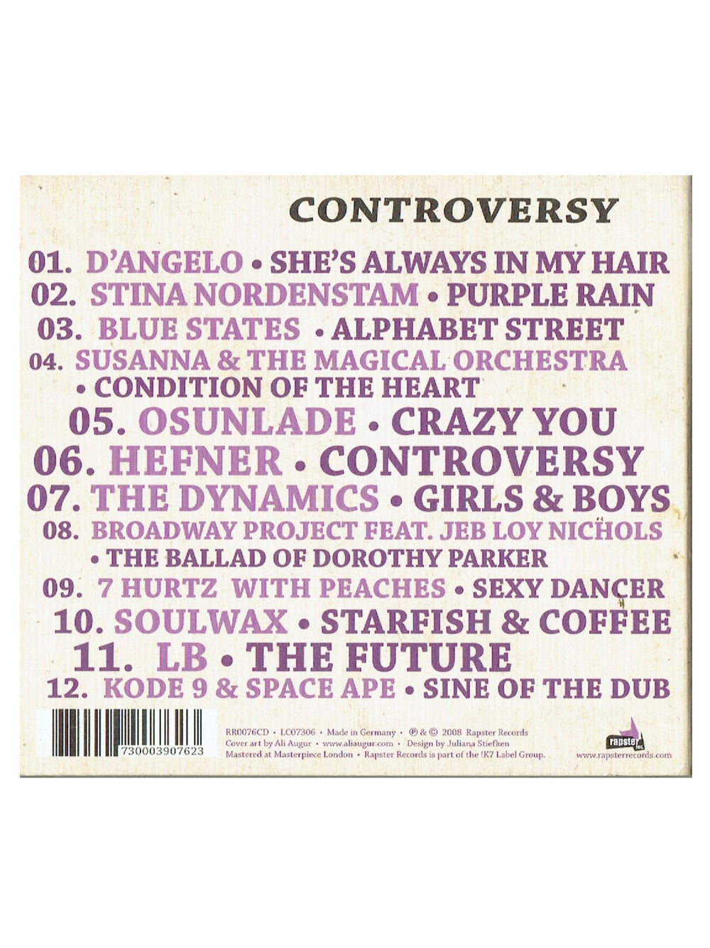 Prince – Controversy CD Album Various Cover Versions Prince