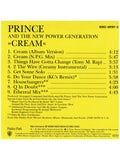 Prince Cream Remixes EU CD Single 9 Tracks 1991 Release & The New Power Generation SMS