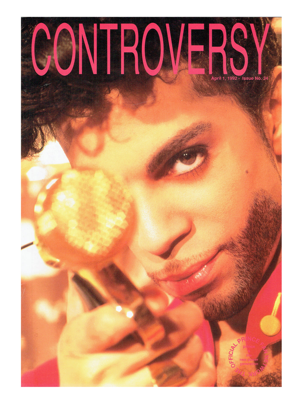 Prince Controversy Fanzine April 1992 Issue No.34