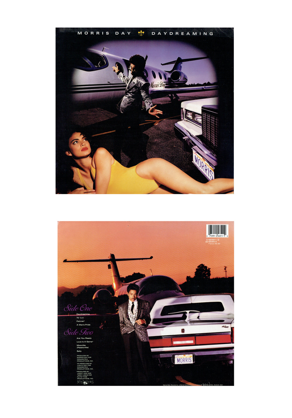 Morris Day Daydreaming Vinyl Album 8 Tracks UK 1987 Warner Bros Label Prince