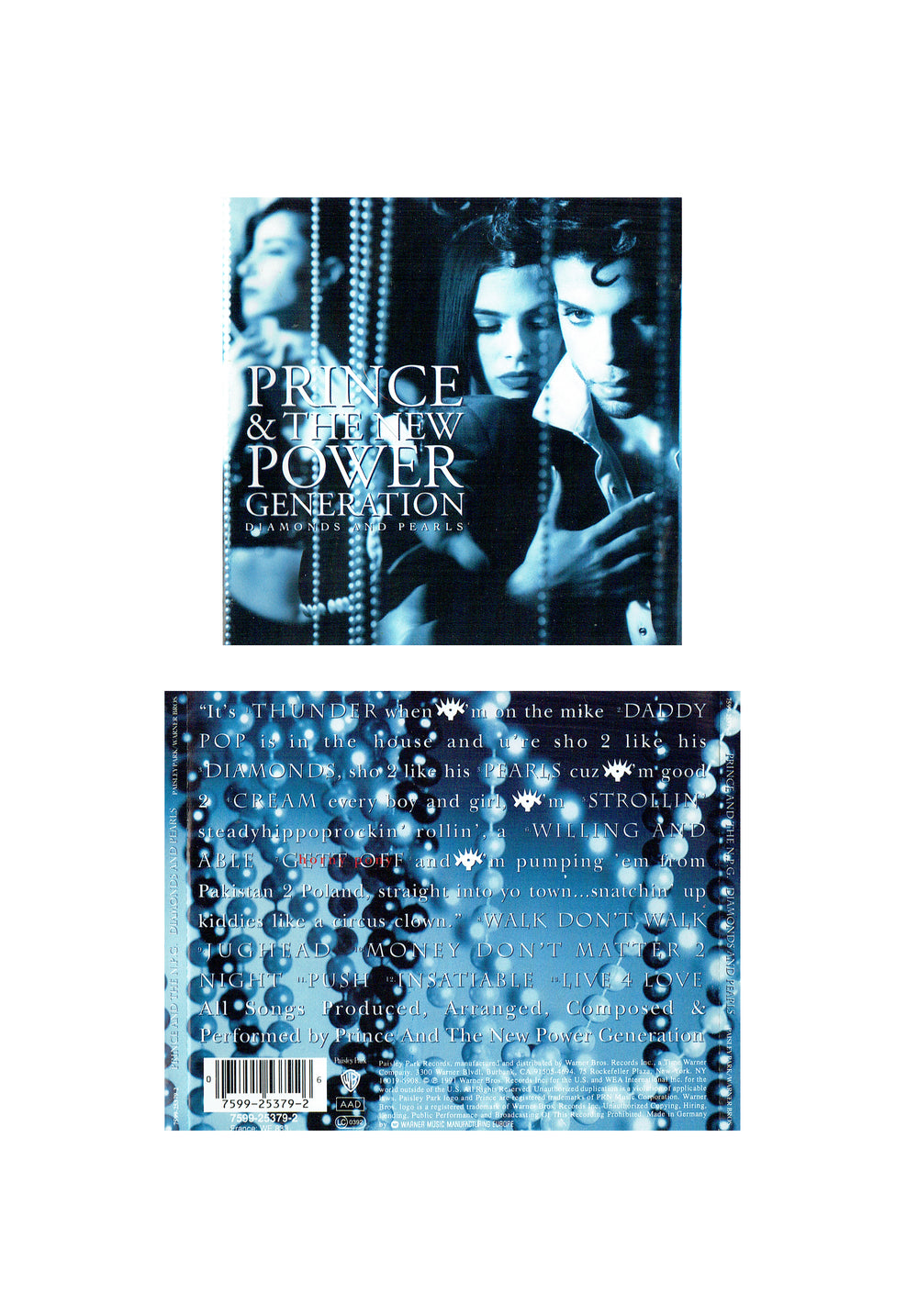 Prince – & The New Power Generation –  Diamonds & Pearls CD Album Europe Preloved: 1991