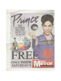 Prince – Daily Mirror 30 Years Newspaper 20TEN Advert Fold Out 8 Pages PLUS OTHER DAY PAGES