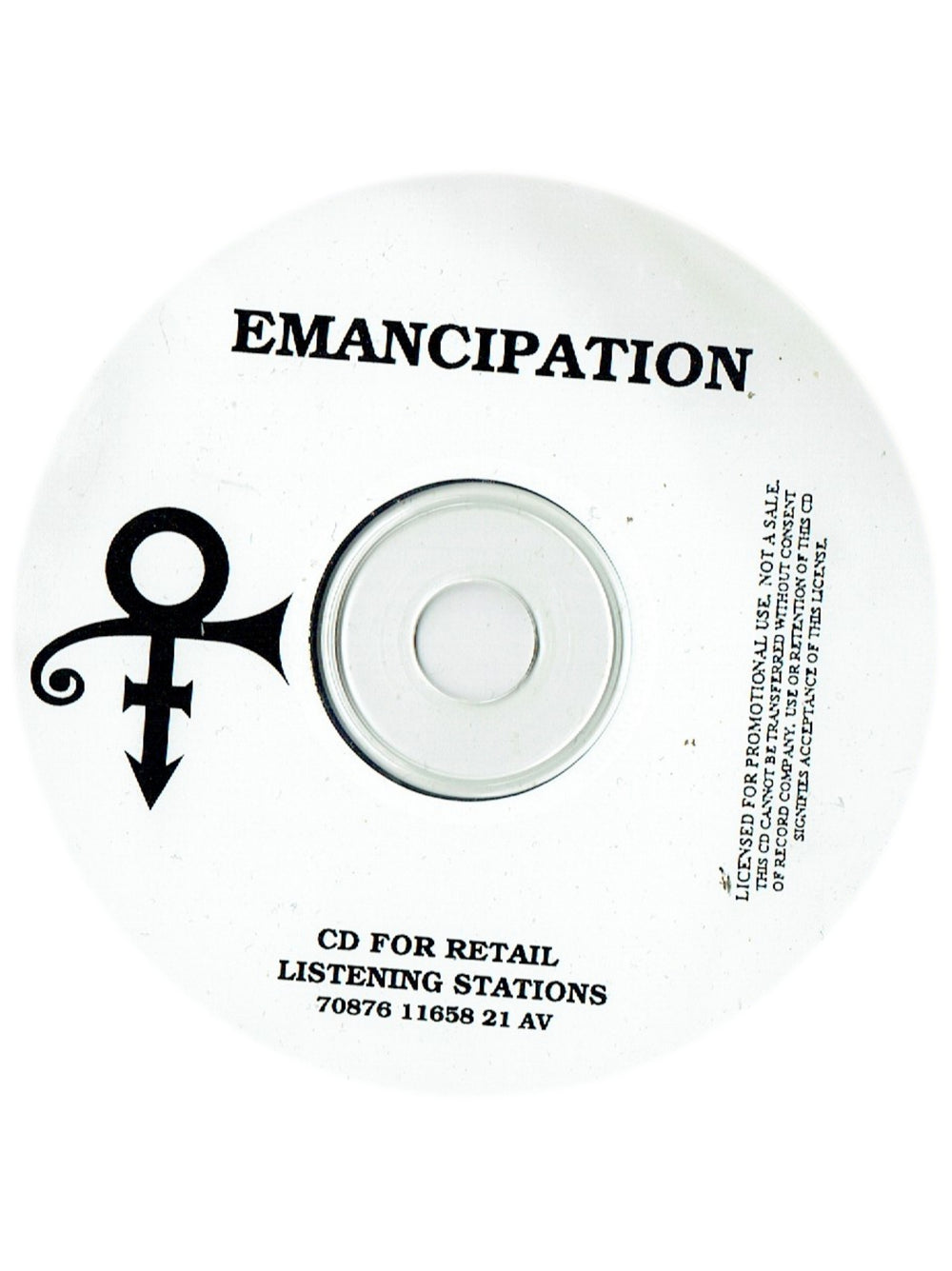 Prince – O(+> Emancipation Promotional Only CD 20-50 Second Excepts 36 Tracks