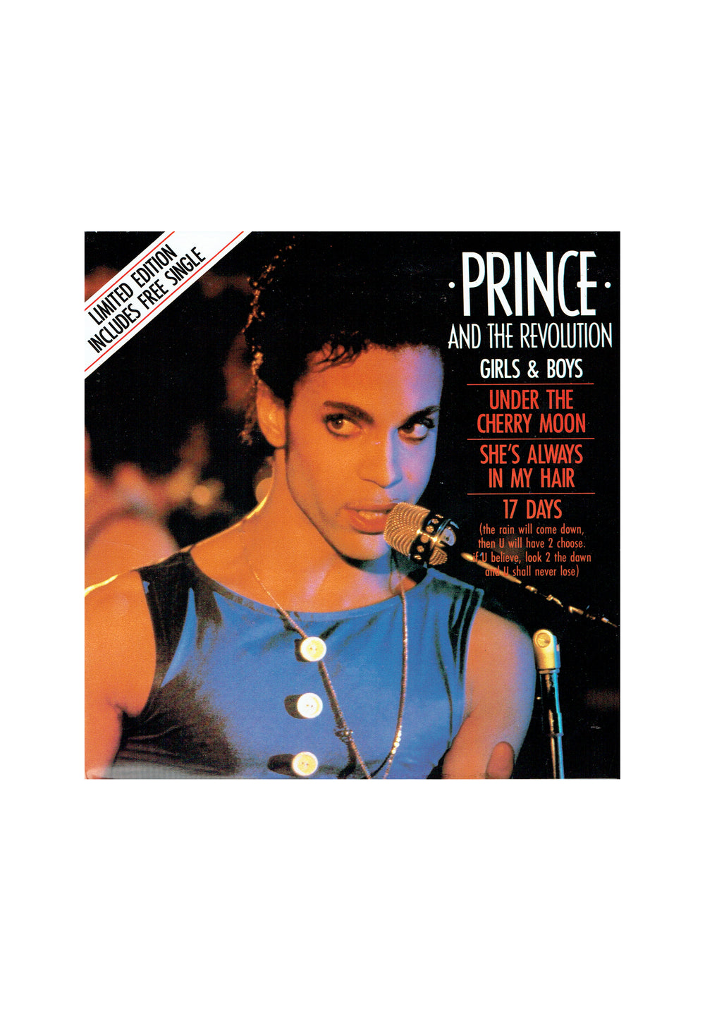 Prince & The Revolution Girls & Boys Double Pack UK 7 Inch Vinyl Single 1986 SMS
