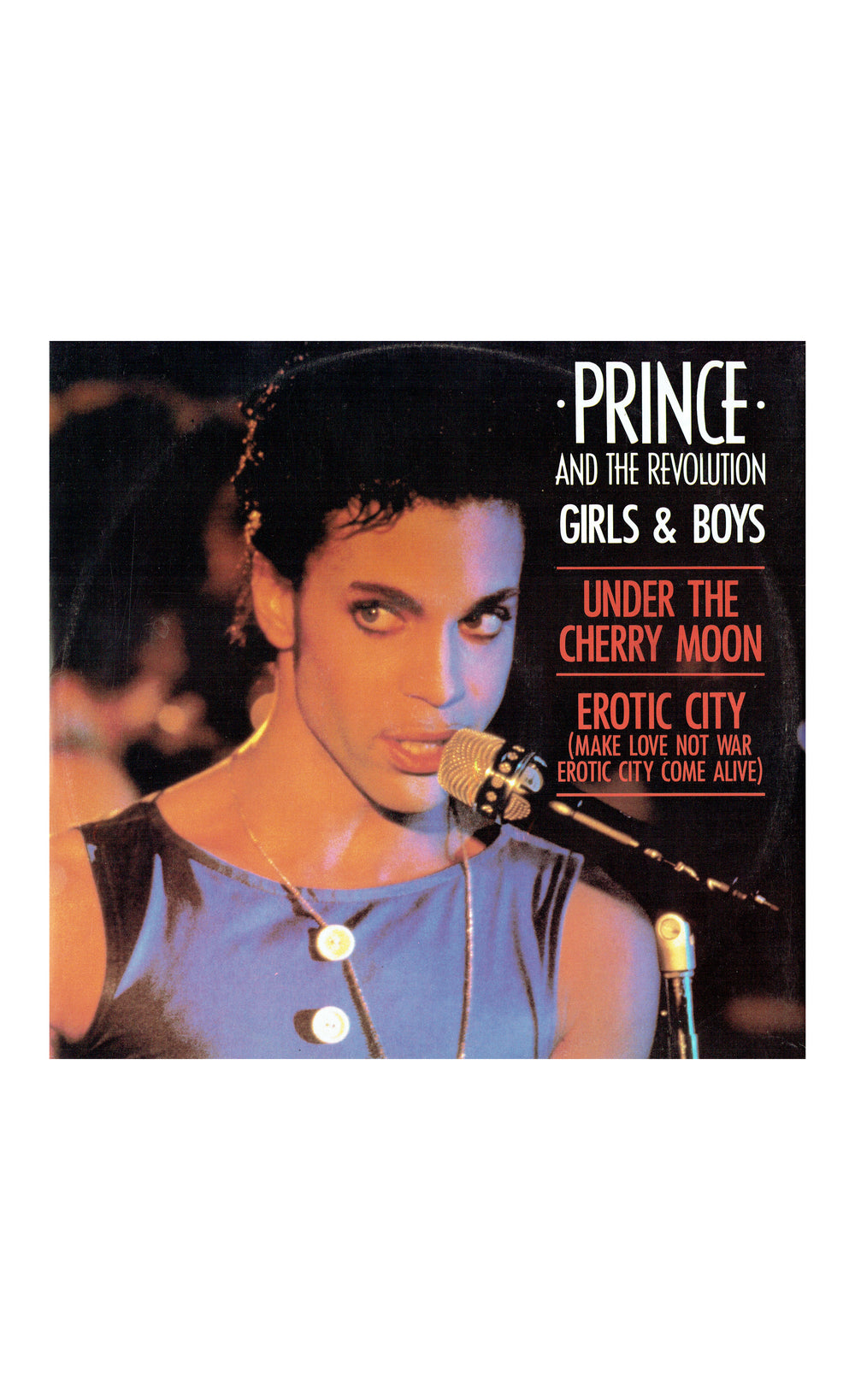 Prince & The Revolution Girls & Boys EU 12 Inch Vinyl 1986 Picture Sleeve SMS