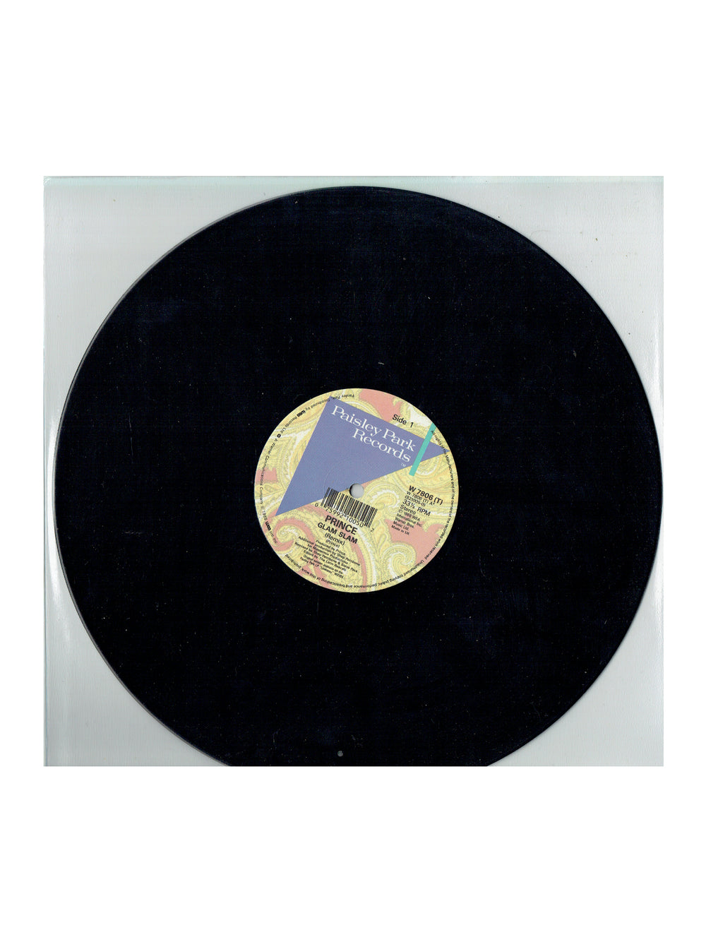 Prince – Glam Slam Vinyl 12" Single Europe Clear Plastic Sleeve Preloved : 1988 sms