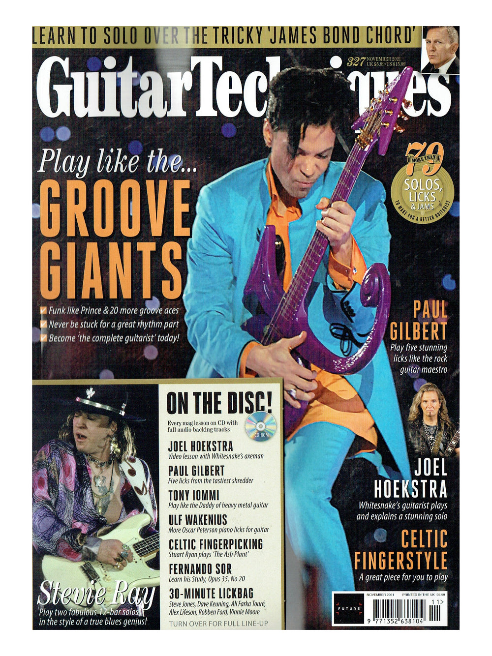 Prince Guitar Techniques Magazine November 2021 Front Cover