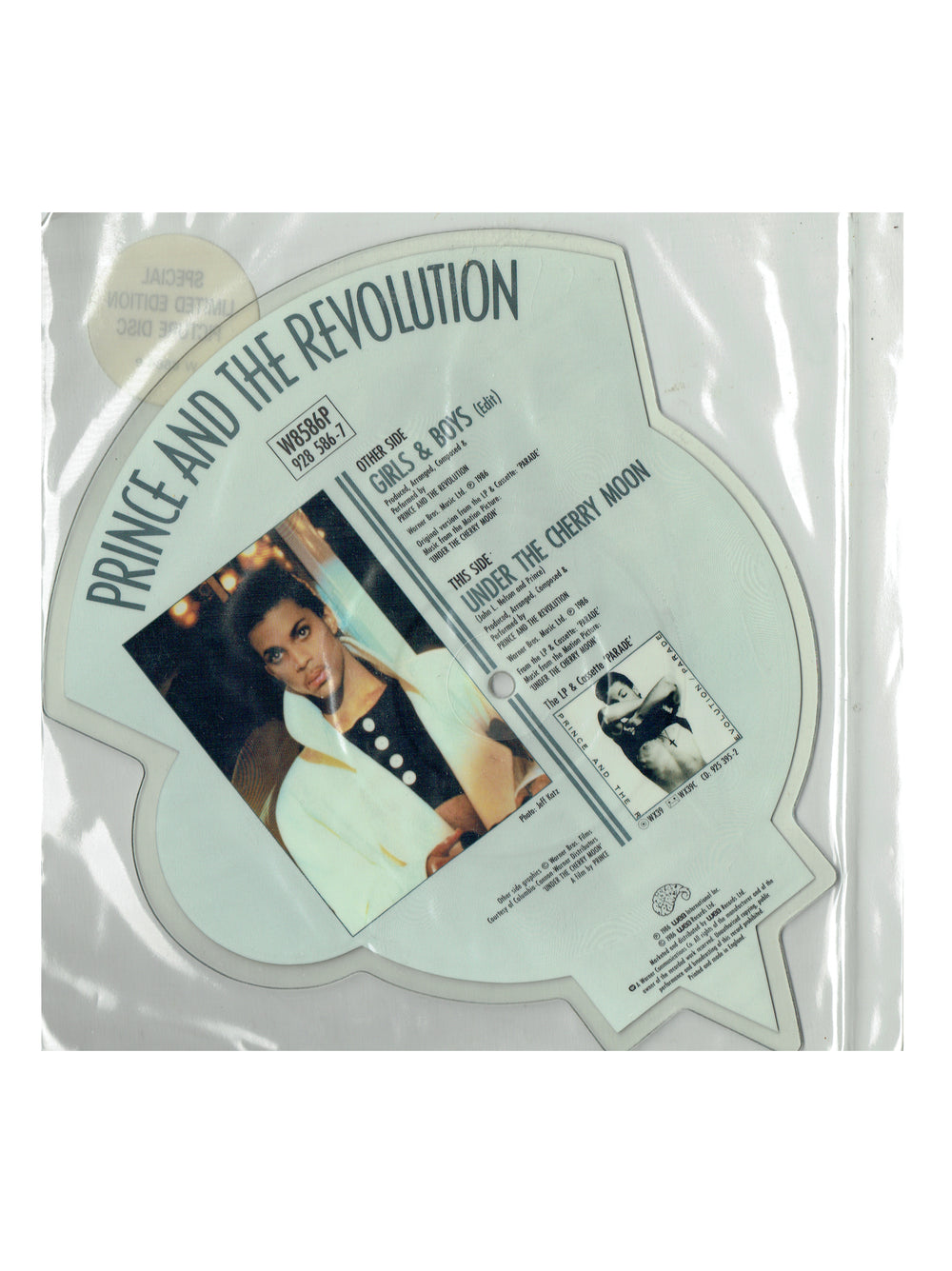 Prince – & The Revolution - Girls & Boys Vinyl 7" Shape PD UK Preloved: 1986