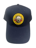Guns N Roses Circle  Logo BLACK Official Embroidered Peak Cap Adjustable Brand New