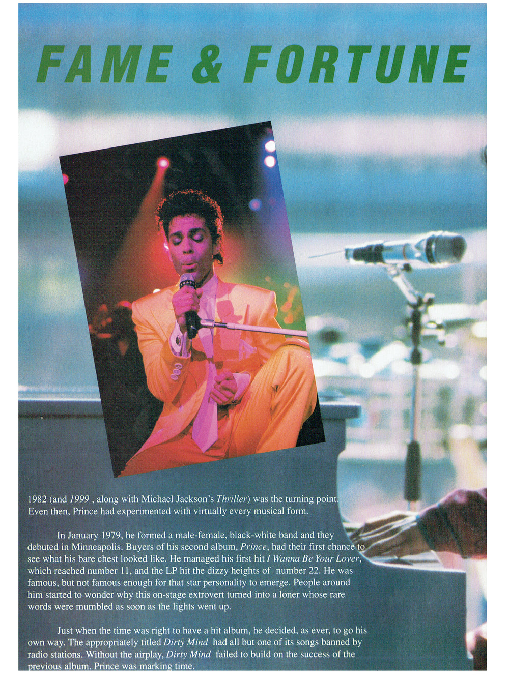 Prince – Special Hits 14 Magazine 1989 All Prince 22 Pages Plus Covers