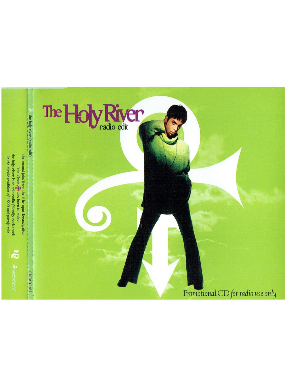 Prince – O(+>The Holy River Promotional Only CD Single 1 Track EU Release 1997 Prince